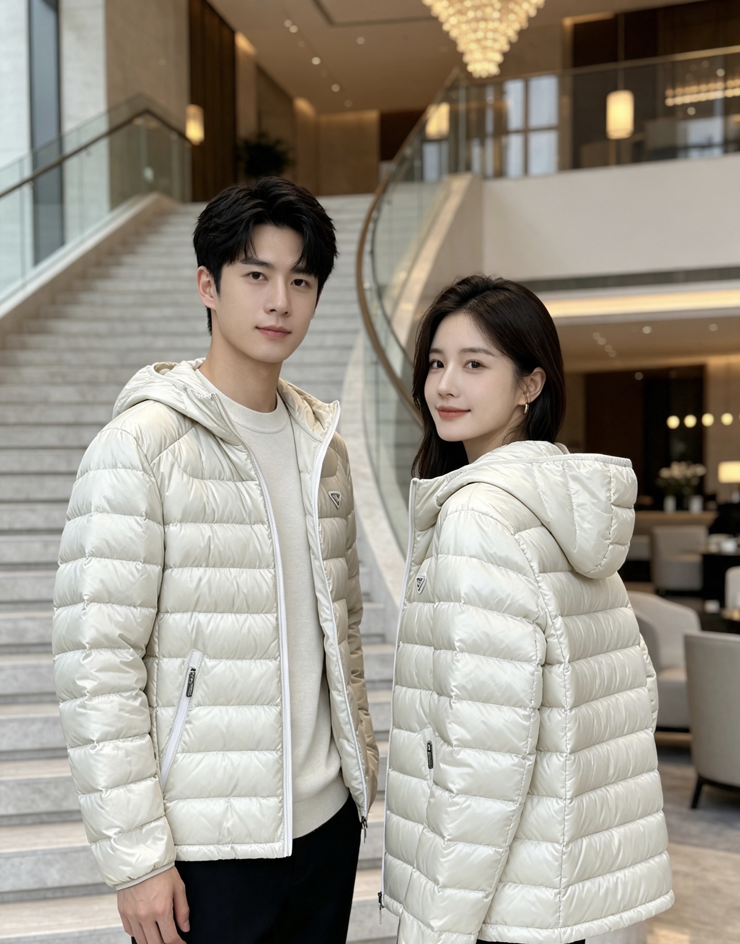 Prada 普拉达 2026秋冬新款三角标连帽轻薄羽绒,米白/酒红/藏蓝/黑四色男女同款。 横条分仓充绒,不跑绒不臃肿; Prada 普拉达 2026秋冬新款三角标连帽轻薄羽绒,米白/酒红/藏蓝/黑四色男女同款。 横条分仓充绒,不跑绒不臃肿;