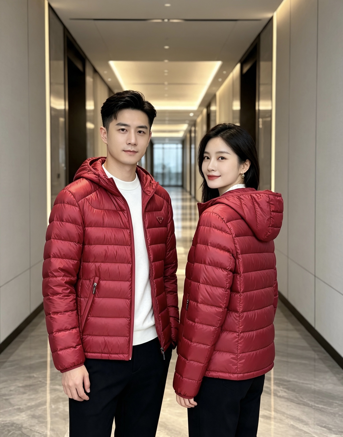 Prada 普拉达 2026秋冬新款三角标连帽轻薄羽绒,米白/酒红/藏蓝/黑四色男女同款。 横条分仓充绒,不跑绒不臃肿; Prada 普拉达 2026秋冬新款三角标连帽轻薄羽绒,米白/酒红/藏蓝/黑四色男女同款。 横条分仓充绒,不跑绒不臃肿;