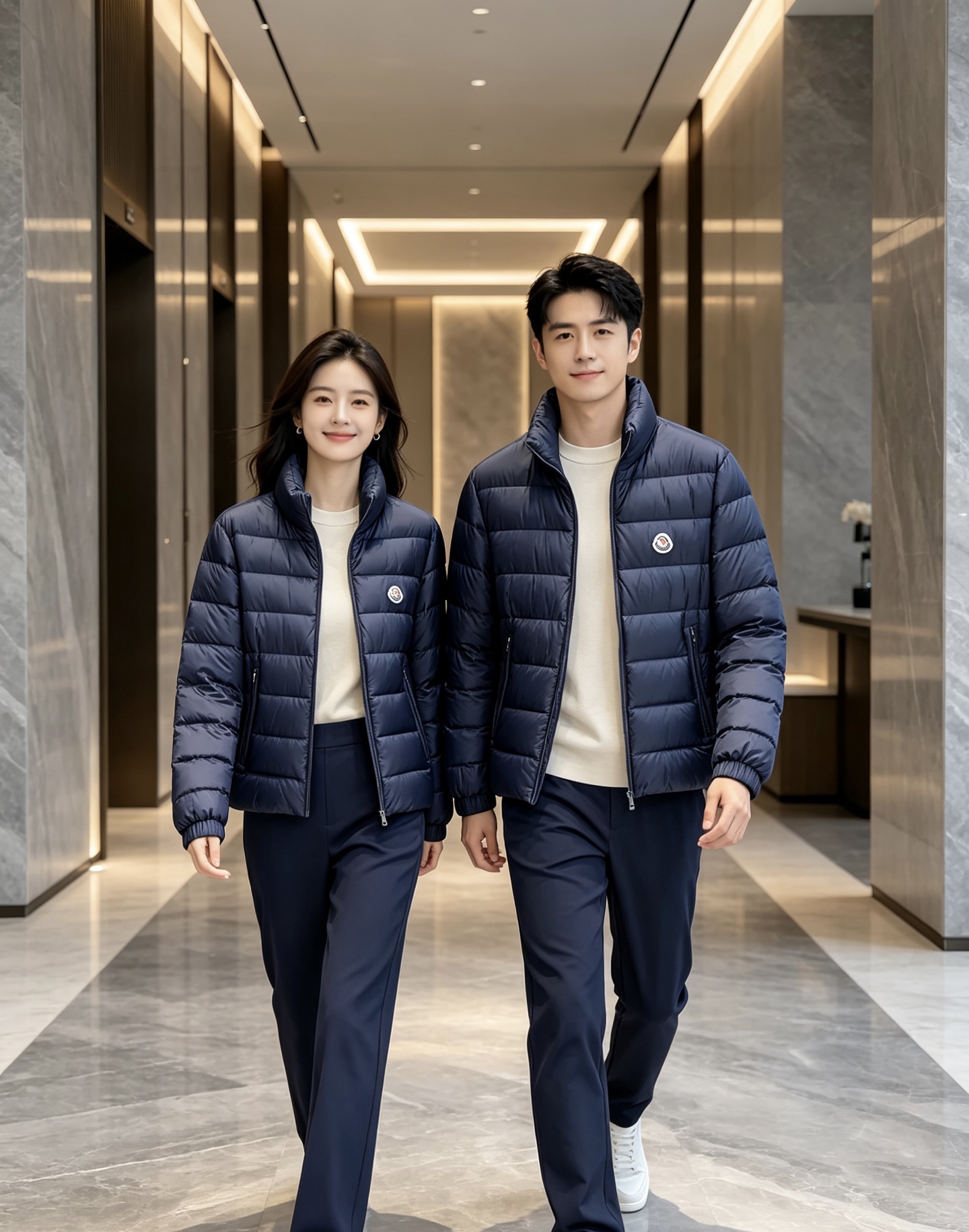 Moncler 蒙口 2026秋冬新款｜男士立领轻薄羽绒服上新 蒙口经典横条轻羽绒，藏青/黑双色齐发 极简立领防风设计，