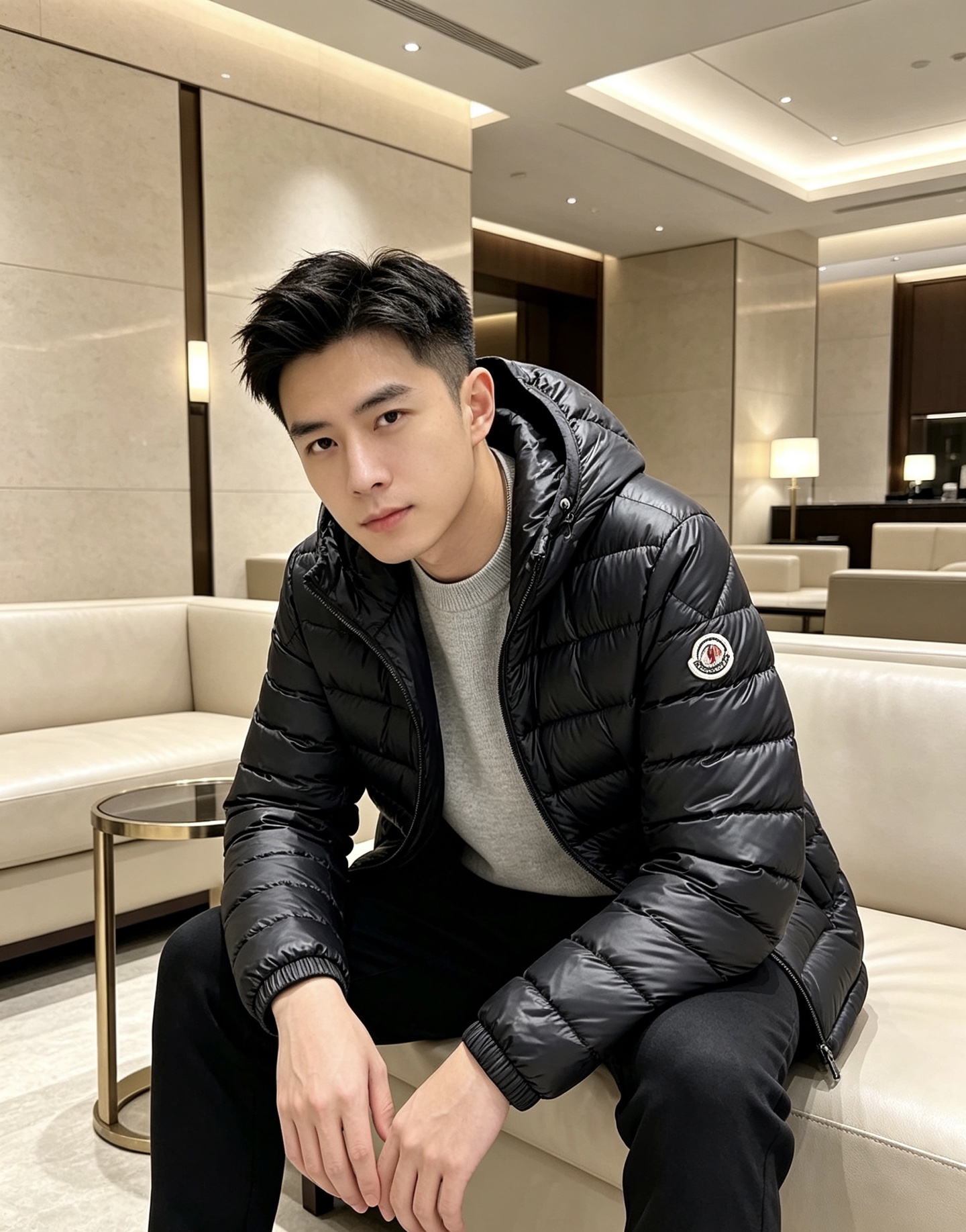 Moncler 蒙口 2026秋冬新款|连帽轻薄横条羽绒上新 米白/藏青双色 男女都能驾驭 可调节抽绳连帽,大风天护住头 Moncler 蒙口 2026秋冬新款|连帽轻薄横条羽绒上新 米白/藏青双色 男女都能驾驭 可调节抽绳连帽,大风天护住头