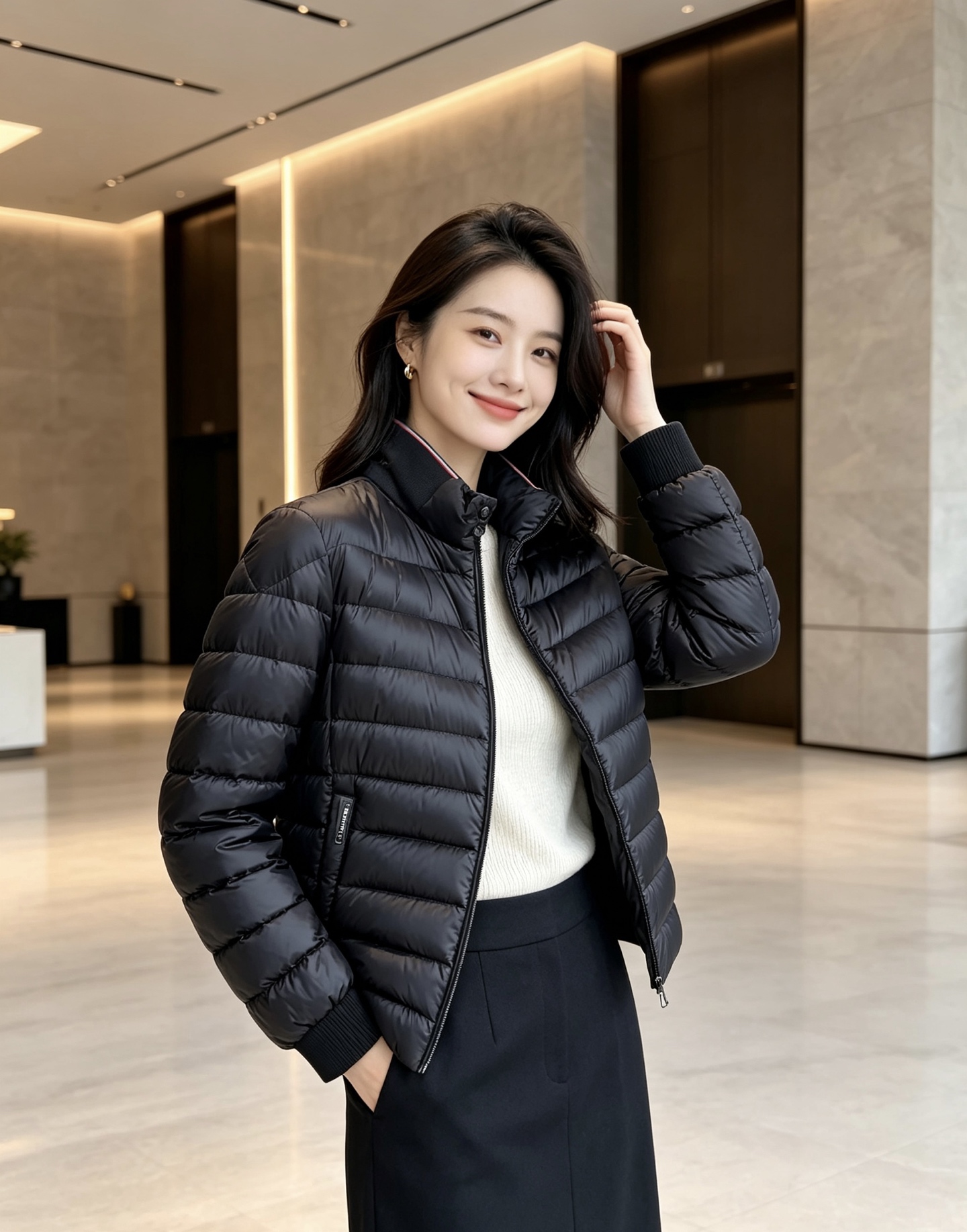 Moncler 蒙口 2026秋冬新品|棒球领轻羽绒夹克 撞色织带领精致点缀,横格均匀锁绒 罗纹收口防风设计,轻便柔和 Moncler 蒙口 2026秋冬新品|棒球领轻羽绒夹克 撞色织带领精致点缀,横格均匀锁绒 罗纹收口防风设计,轻便柔和