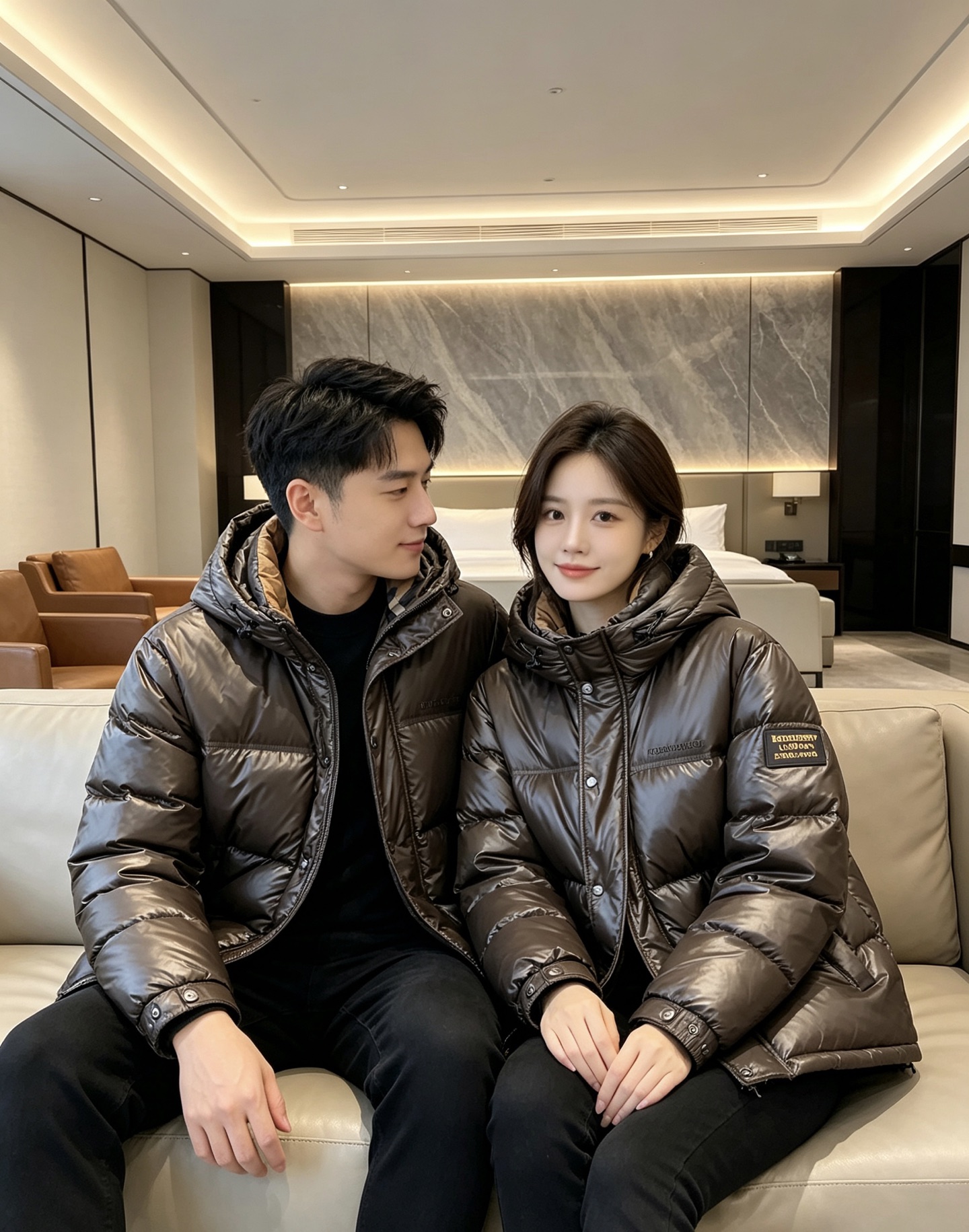 Burberry 2026秋冬新款巴宝莉连帽羽绒服 高级棕亮面面料,分格充绒不跑棉,蓬松保暖不显臃肿 内里经典格纹内衬, Burberry 2026秋冬新款巴宝莉连帽羽绒服 高级棕亮面面料,分格充绒不跑棉,蓬松保暖不显臃肿 内里经典格纹内衬,