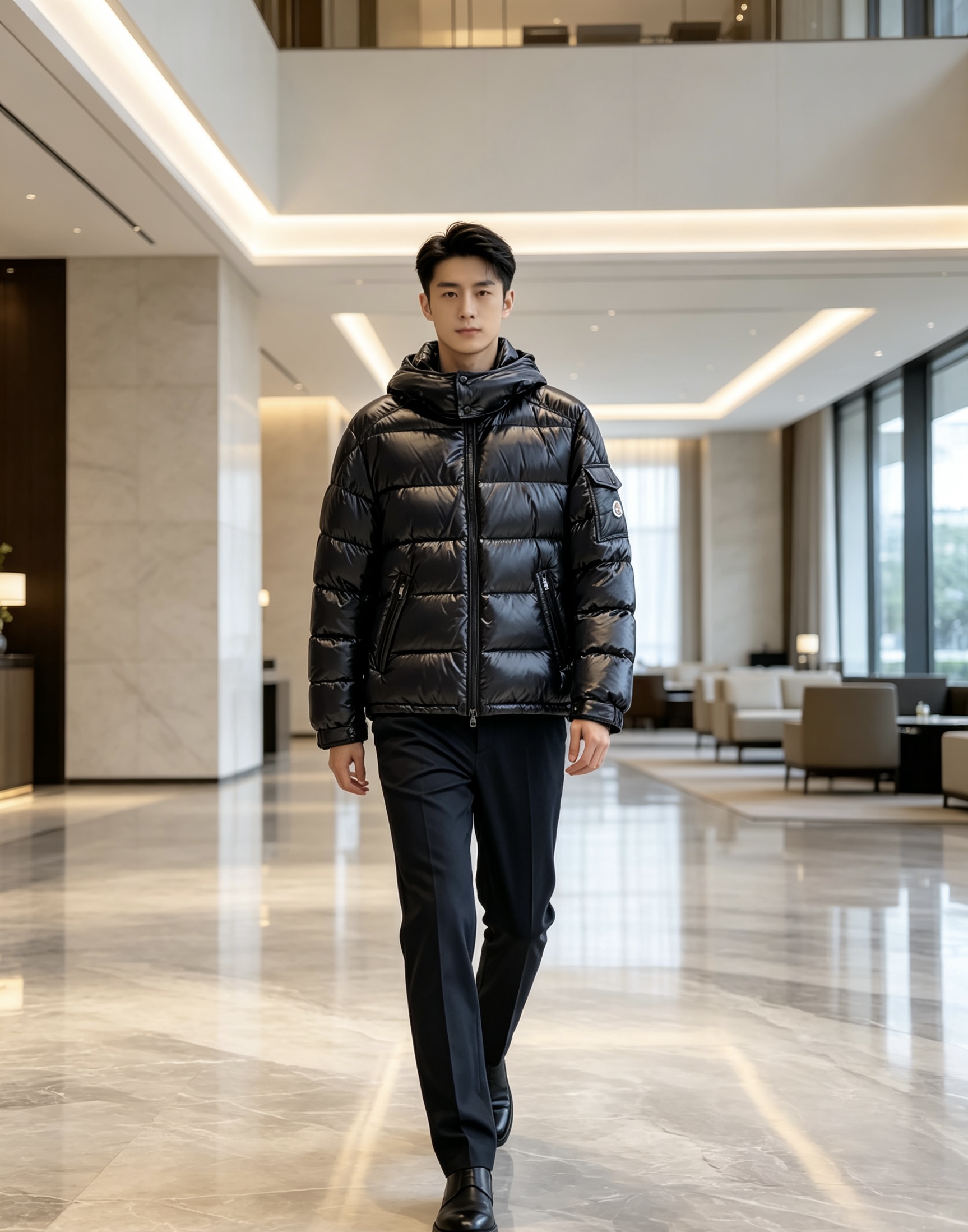 moncler 蒙口 2026秋冬新款连帽羽绒服 军绿、亮黑双色,风格区分清晰,受众全覆盖。 高密防风防水面料,表层顺滑 moncler 蒙口 2026秋冬新款连帽羽绒服 军绿、亮黑双色,风格区分清晰,受众全覆盖。 高密防风防水面料,表层顺滑