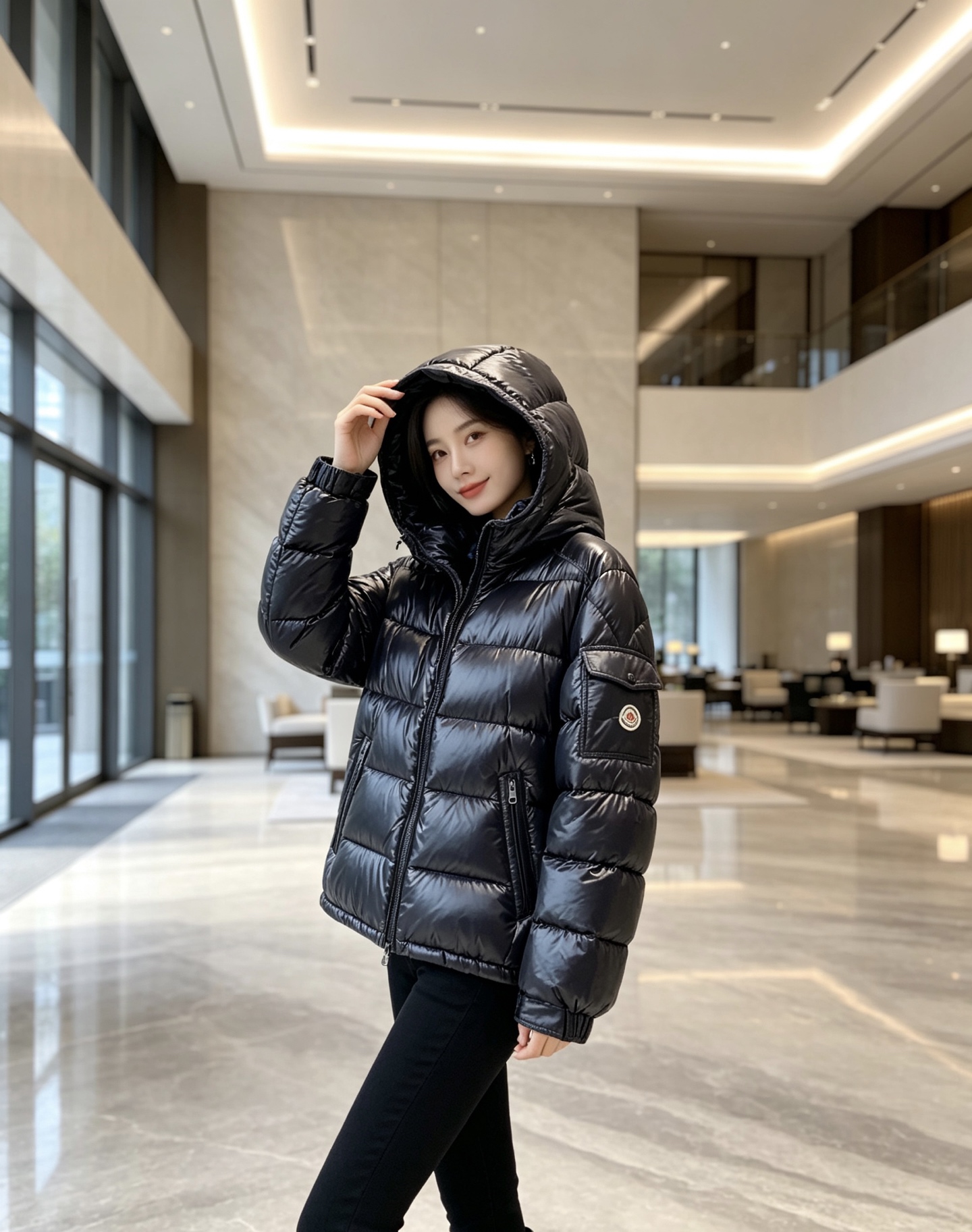 moncler 蒙口 2026秋冬新款连帽羽绒服 军绿、亮黑双色,风格区分清晰,受众全覆盖。 高密防风防水面料,表层顺滑 moncler 蒙口 2026秋冬新款连帽羽绒服 军绿、亮黑双色,风格区分清晰,受众全覆盖。 高密防风防水面料,表层顺滑