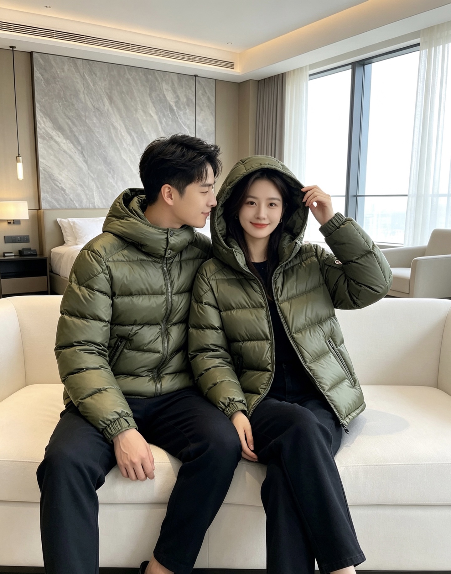 moncler 蒙口 2026秋冬新款连帽羽绒服 军绿、亮黑双色,风格区分清晰,受众全覆盖。 高密防风防水面料,表层顺滑 moncler 蒙口 2026秋冬新款连帽羽绒服 军绿、亮黑双色,风格区分清晰,受众全覆盖。 高密防风防水面料,表层顺滑