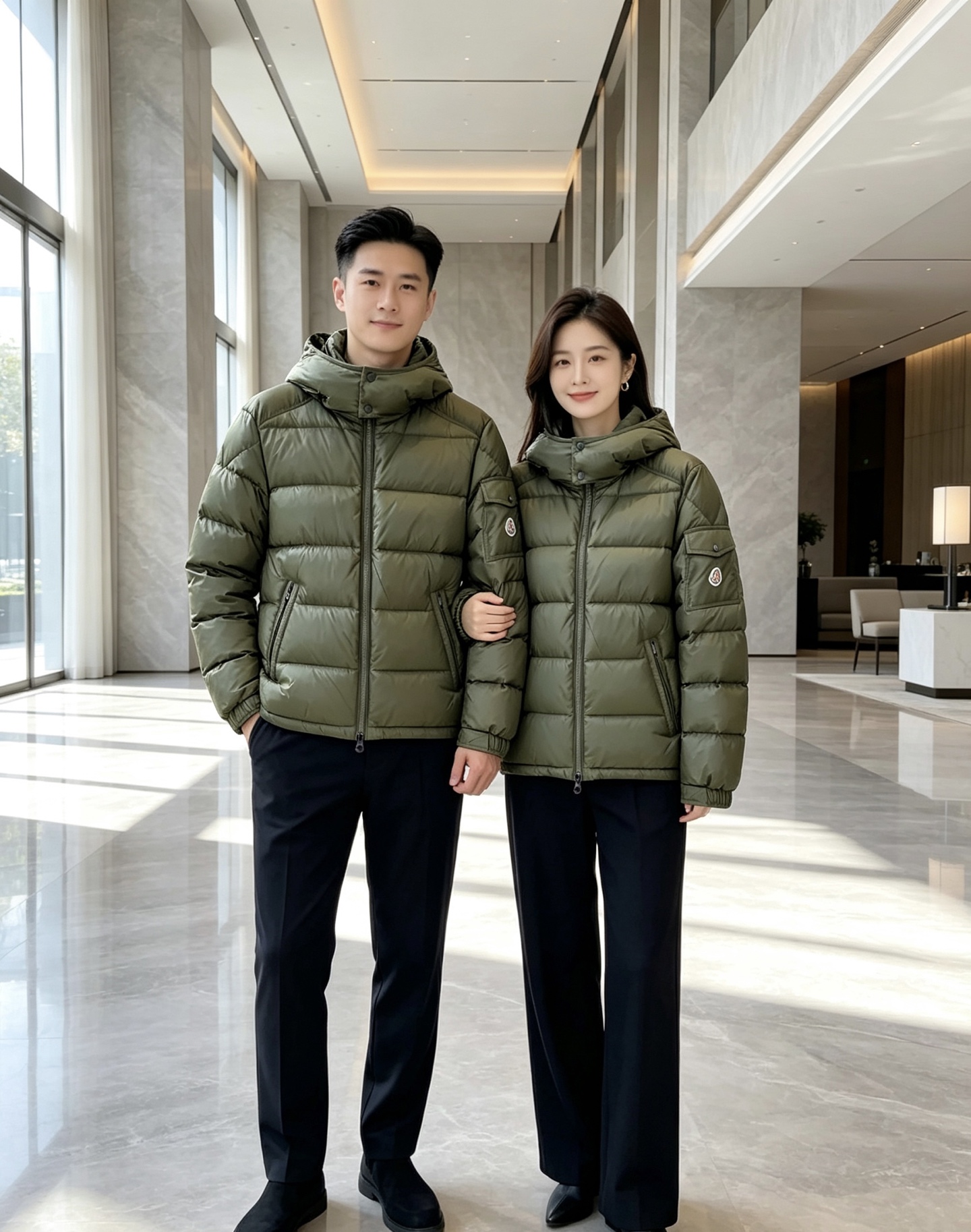 moncler 蒙口 2026秋冬新款连帽羽绒服 军绿、亮黑双色,风格区分清晰,受众全覆盖。 高密防风防水面料,表层顺滑 moncler 蒙口 2026秋冬新款连帽羽绒服 军绿、亮黑双色,风格区分清晰,受众全覆盖。 高密防风防水面料,表层顺滑