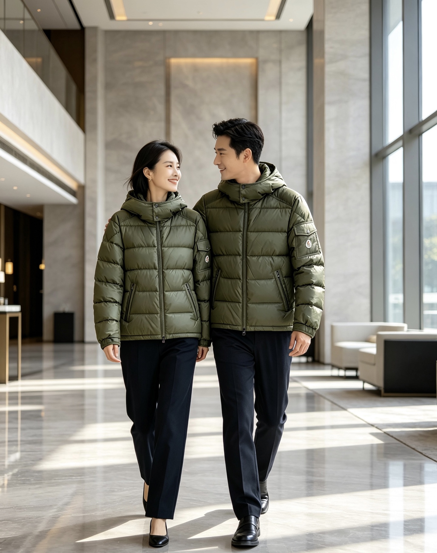 moncler 蒙口 2026秋冬新款连帽羽绒服 军绿、亮黑双色,风格区分清晰,受众全覆盖。 高密防风防水面料,表层顺滑 moncler 蒙口 2026秋冬新款连帽羽绒服 军绿、亮黑双色,风格区分清晰,受众全覆盖。 高密防风防水面料,表层顺滑