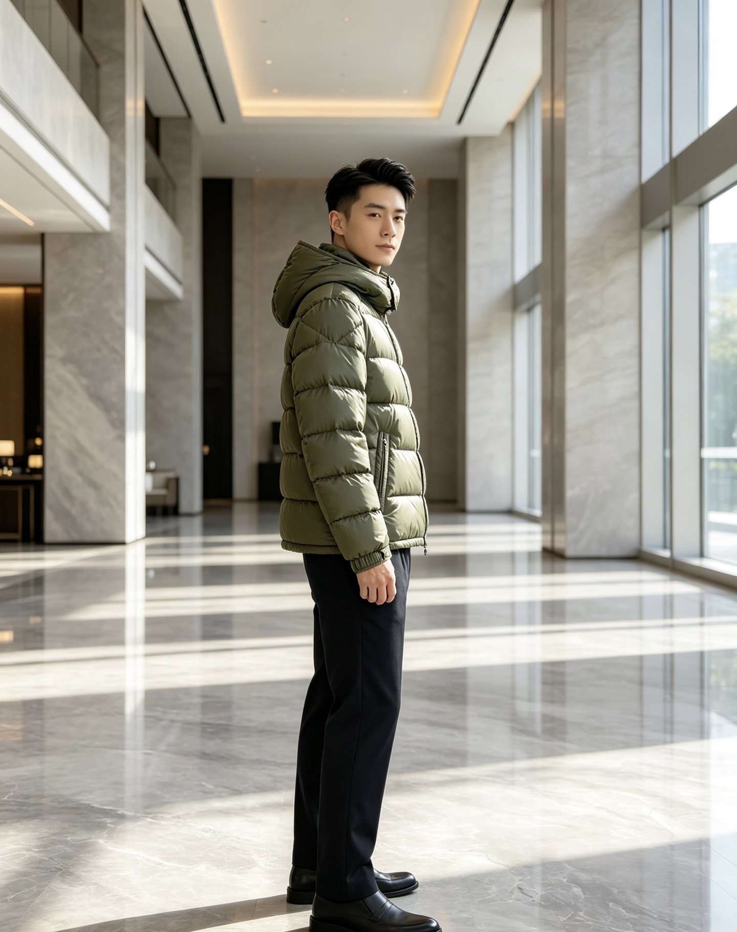 moncler 蒙口 2026秋冬新款连帽羽绒服 军绿、亮黑双色,风格区分清晰,受众全覆盖。 高密防风防水面料,表层顺滑 moncler 蒙口 2026秋冬新款连帽羽绒服 军绿、亮黑双色,风格区分清晰,受众全覆盖。 高密防风防水面料,表层顺滑