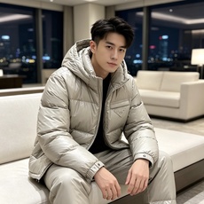 Prada 普拉达 2026秋冬重磅新款|Prada连帽短款羽绒服上新 经典三角金属铭牌,低调轻奢辨识度拉满 高光亮面防 Prada 普拉达 2026秋冬重磅新款|Prada连帽短款羽绒服上新 经典三角金属铭牌,低调轻奢辨识度拉满 高光亮面防