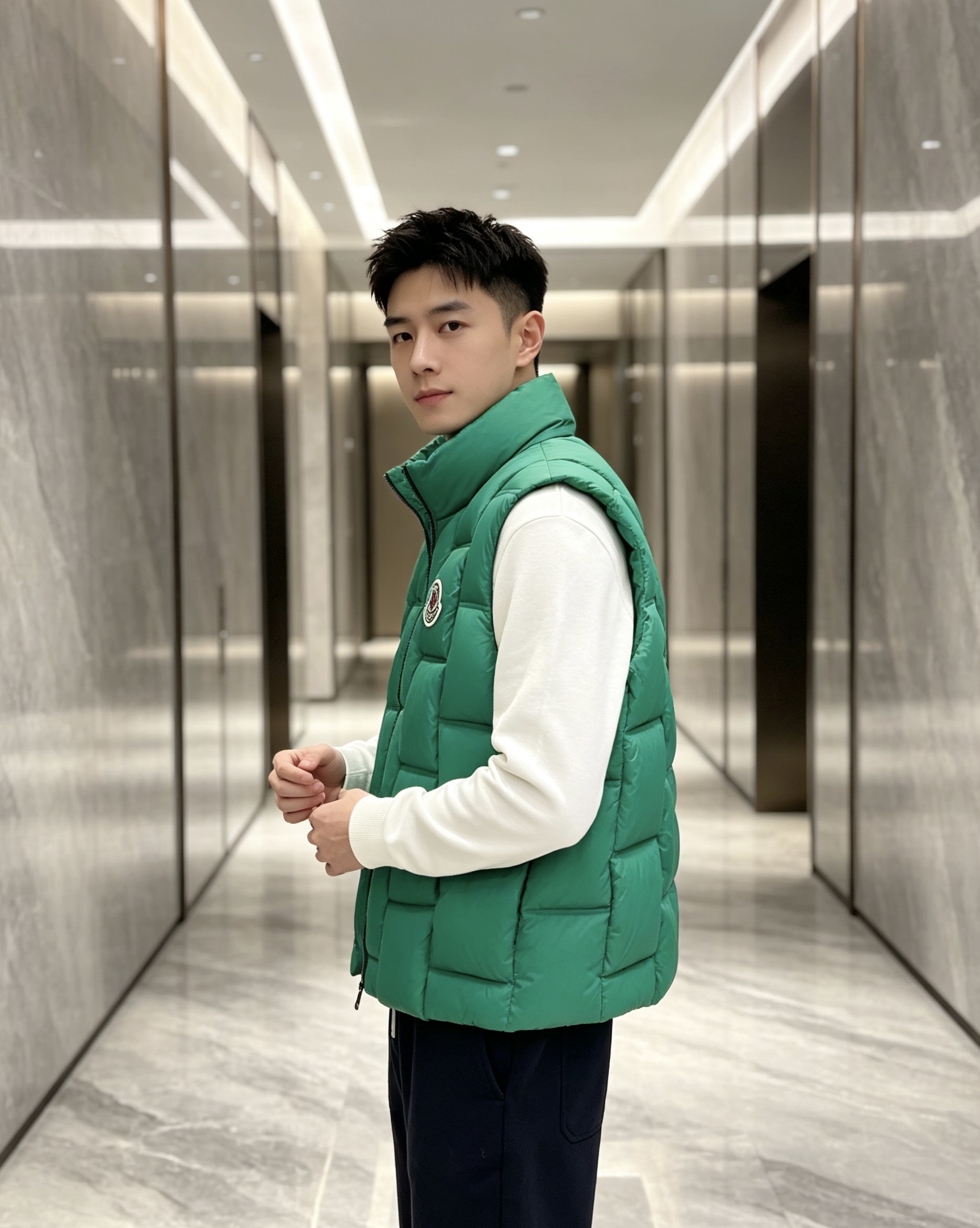 Moncler 蒙口 2026秋冬百搭立领羽绒马甲 ▫️填充工艺:方格分仓锁绒,均匀蓬松,持久保暖不跑绒 ▫️版型设计: Moncler 蒙口 2026秋冬百搭立领羽绒马甲 ▫️填充工艺:方格分仓锁绒,均匀蓬松,持久保暖不跑绒 ▫️版型设计: