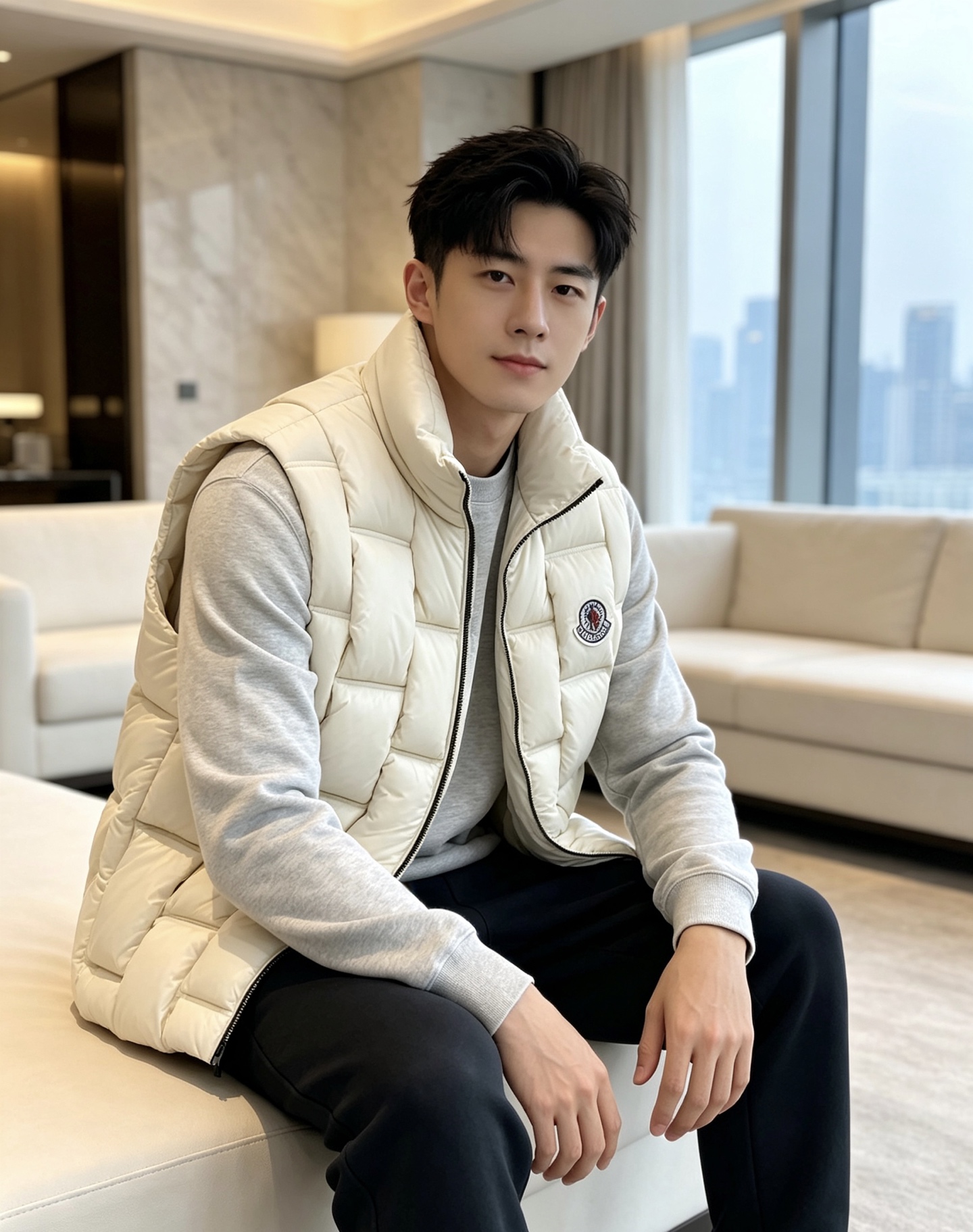 Moncler 蒙口 2026秋冬百搭立领羽绒马甲 ▫️填充工艺:方格分仓锁绒,均匀蓬松,持久保暖不跑绒 ▫️版型设计: Moncler 蒙口 2026秋冬百搭立领羽绒马甲 ▫️填充工艺:方格分仓锁绒,均匀蓬松,持久保暖不跑绒 ▫️版型设计: