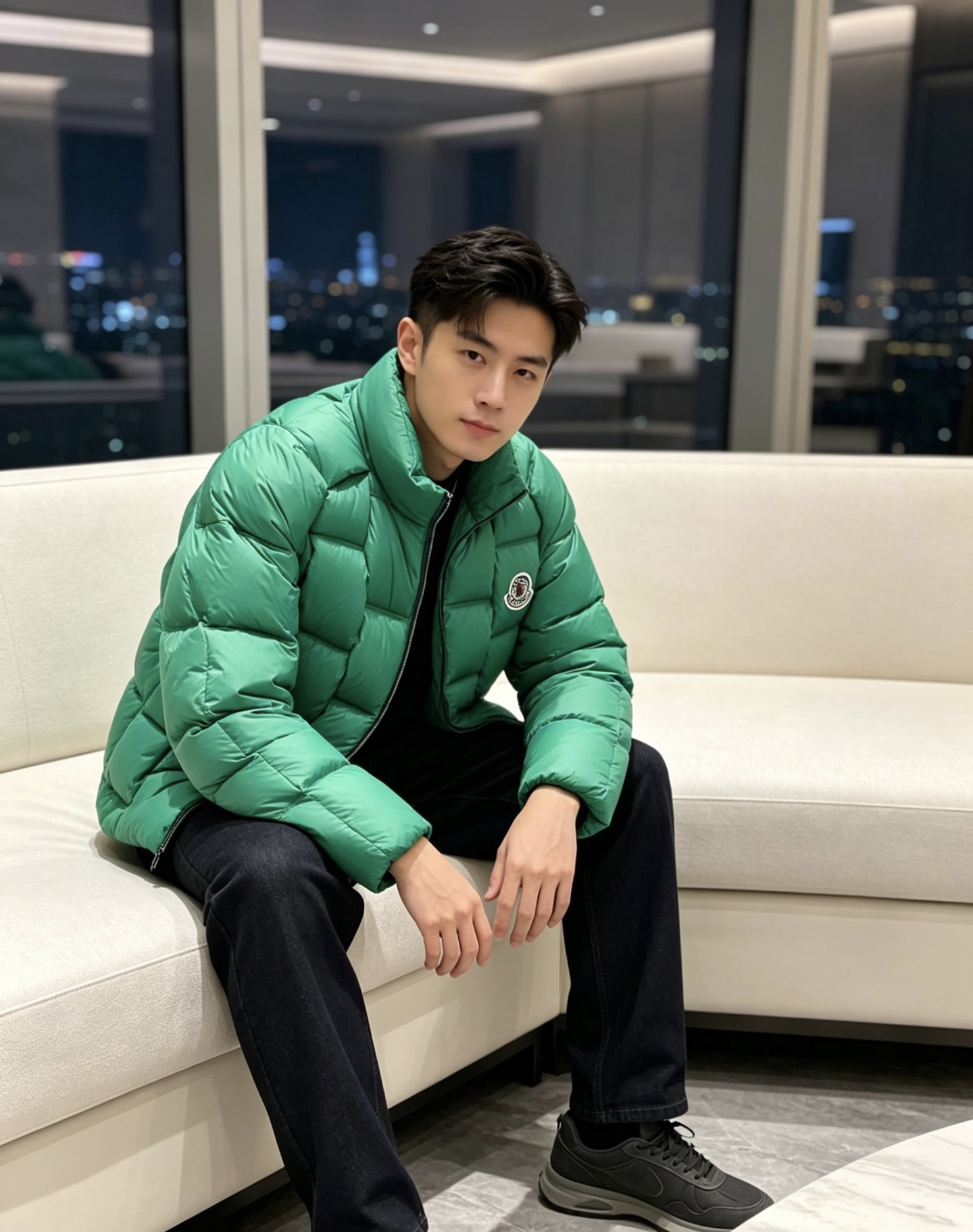 Moncler 蒙口 2026秋冬立领羽绒服上新 方格分仓锁绒，蓬松保暖不跑绒，上身轻盈不臃肿 加高立领+双头拉链防风，