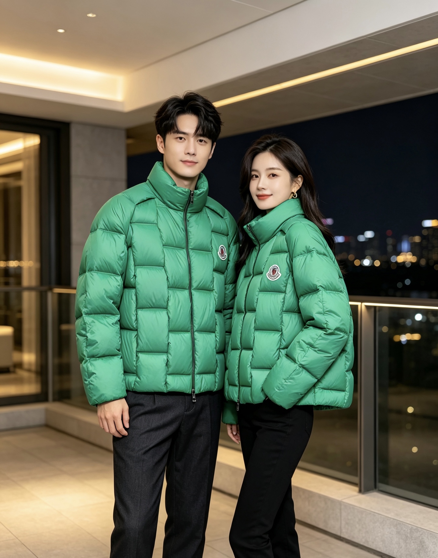 Moncler 蒙口 2026秋冬立领羽绒服上新 方格分仓锁绒，蓬松保暖不跑绒，上身轻盈不臃肿 加高立领+双头拉链防风，