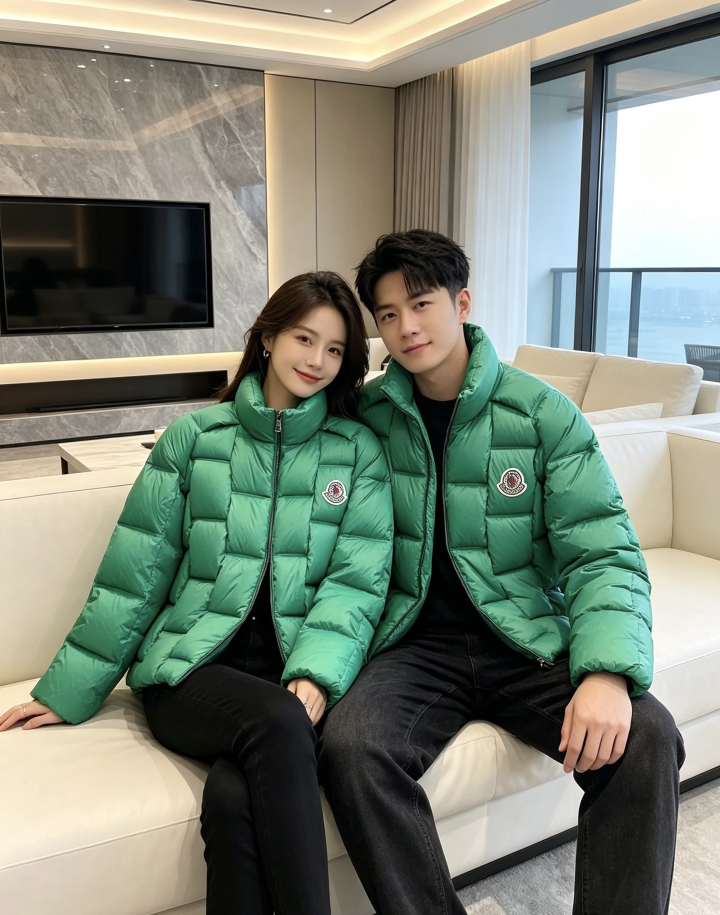 Moncler 蒙口 2026秋冬立领羽绒服上新 方格分仓锁绒，蓬松保暖不跑绒，上身轻盈不臃肿 加高立领+双头拉链防风，
