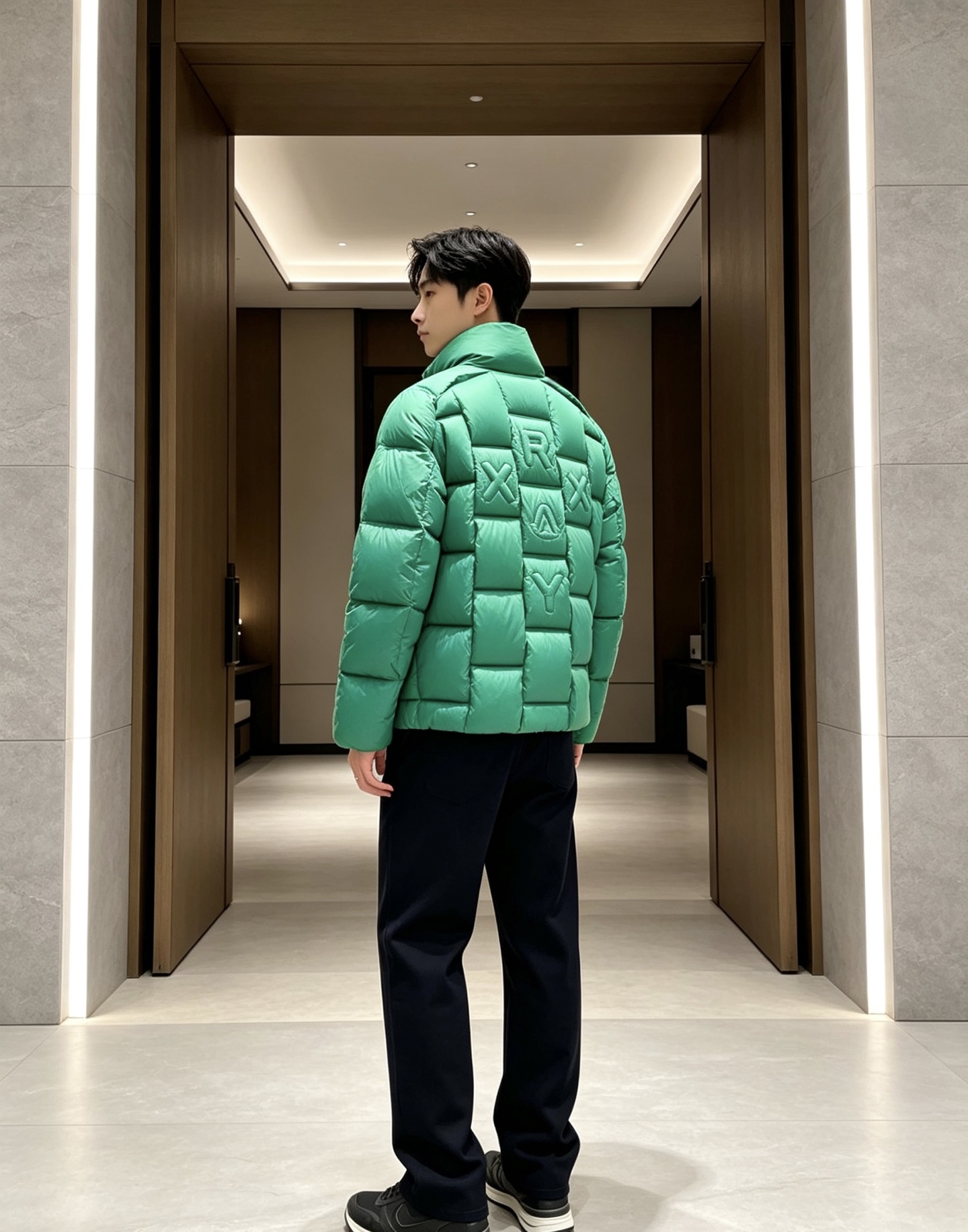 Moncler 蒙口 2026秋冬立领羽绒服上新 方格分仓锁绒，蓬松保暖不跑绒，上身轻盈不臃肿 加高立领+双头拉链防风，