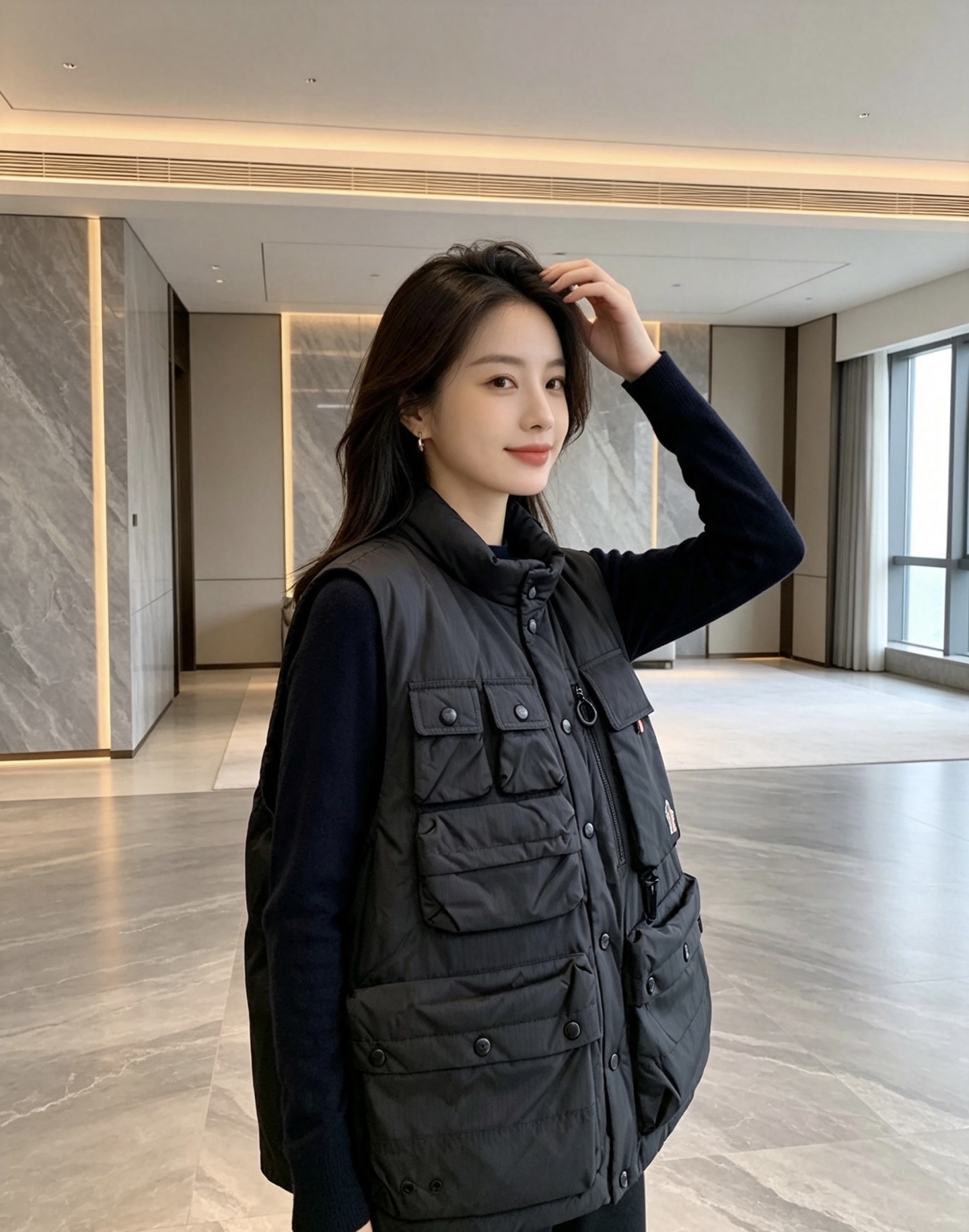 Moncler 蒙口 2026秋冬新款户外工装羽绒马甲上新✨ 填充90高纯度白鸭绒,轻盈保暖无臃肿感 多口袋工装立体剪裁 Moncler 蒙口 2026秋冬新款户外工装羽绒马甲上新✨ 填充90高纯度白鸭绒,轻盈保暖无臃肿感 多口袋工装立体剪裁