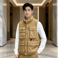 Moncler 蒙口 2026秋冬新款户外工装羽绒马甲上新✨ 填充90高纯度白鸭绒,轻盈保暖无臃肿感 多口袋工装立体剪裁 Moncler 蒙口 2026秋冬新款户外工装羽绒马甲上新✨ 填充90高纯度白鸭绒,轻盈保暖无臃肿感 多口袋工装立体剪裁