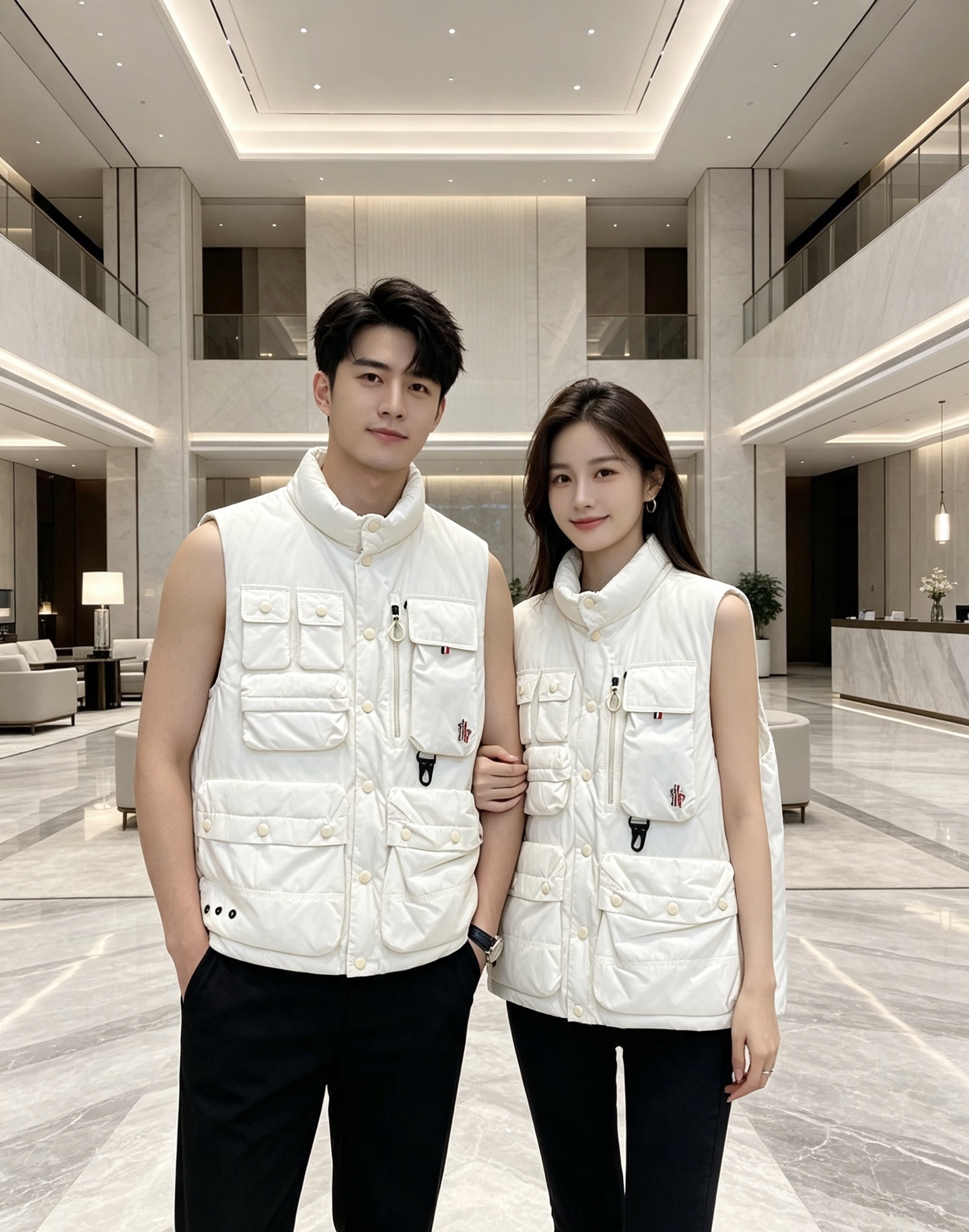 Moncler 蒙口 2026秋冬新款户外工装羽绒马甲上新✨ 填充90高纯度白鸭绒，轻盈保暖无臃肿感 多口袋工装立体剪裁