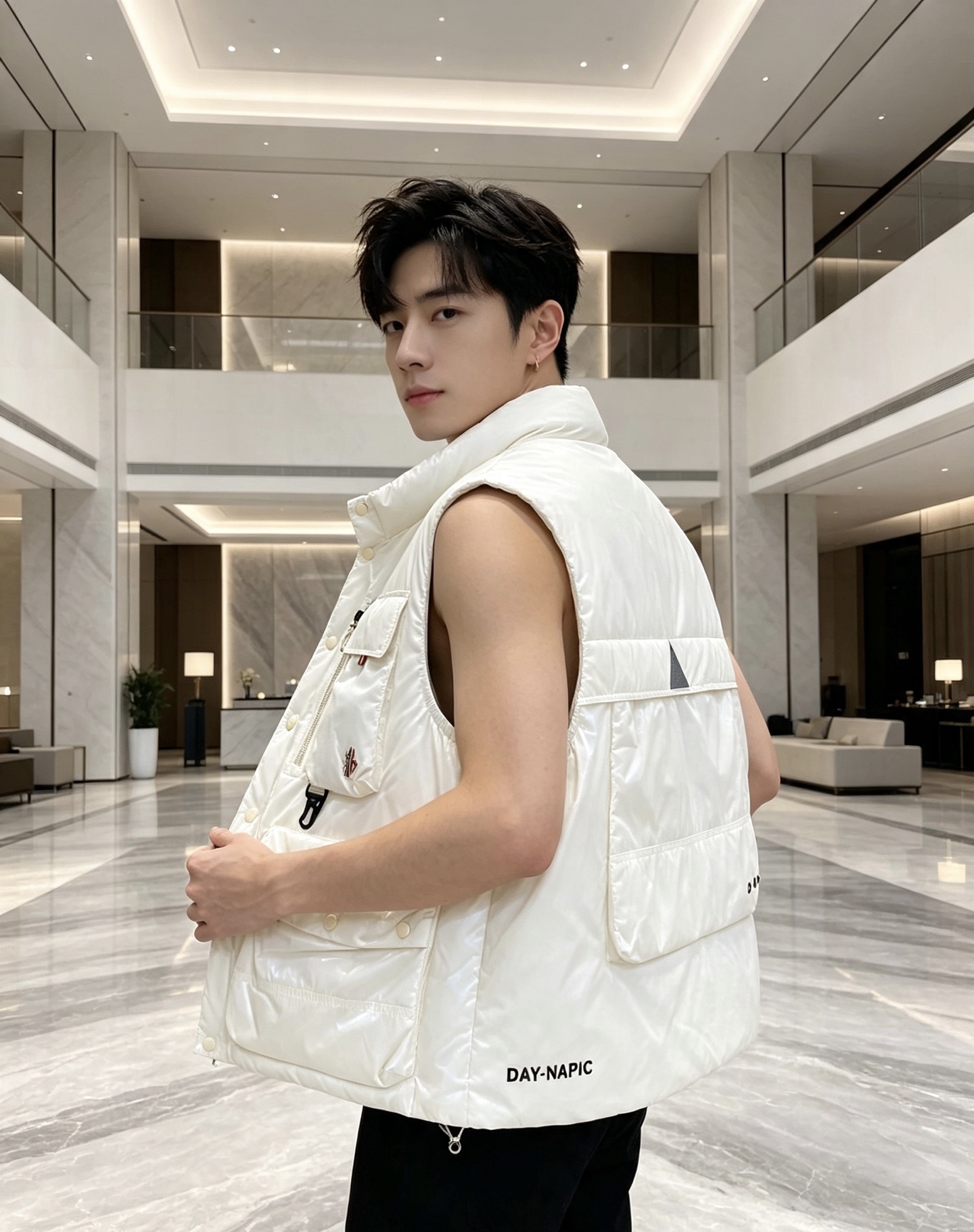 Moncler 蒙口 2026秋冬新款户外工装羽绒马甲上新✨ 填充90高纯度白鸭绒，轻盈保暖无臃肿感 多口袋工装立体剪裁
