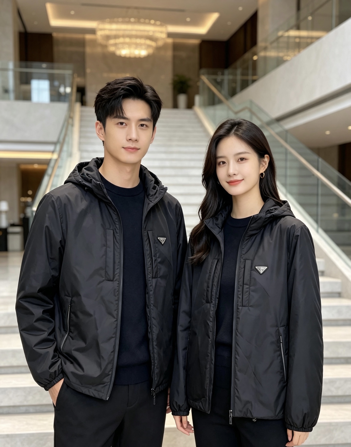 Prada 普拉达 2026秋冬新款连帽轻薄羽绒服,90白鸭绒填充,轻便柔和不压身 防水防风顺滑面料,经典三角标简约大气 Prada 普拉达 2026秋冬新款连帽轻薄羽绒服,90白鸭绒填充,轻便柔和不压身 防水防风顺滑面料,经典三角标简约大气