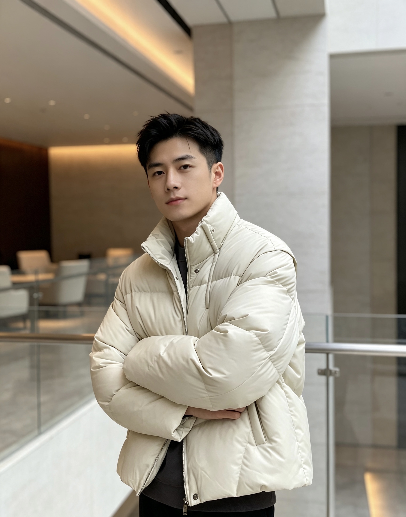Fendi 芬迪 2026秋冬新款立领短款羽绒服 甄选90高纯度白鸭绒,充绒饱满,分段锁绒不跑绒、简约几何压线剪裁,利落 Fendi 芬迪 2026秋冬新款立领短款羽绒服 甄选90高纯度白鸭绒,充绒饱满,分段锁绒不跑绒、简约几何压线剪裁,利落