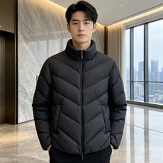 Moncler 蒙口 2026秋冬V型衍缝立领轻量羽绒服 定制斜向V型充绒分格,定型不跑绒,线条显瘦利落 高领防风立领设 Moncler 蒙口 2026秋冬V型衍缝立领轻量羽绒服 定制斜向V型充绒分格,定型不跑绒,线条显瘦利落 高领防风立领设
