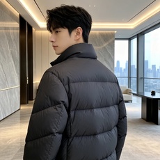Moncler 蒙口 2026秋冬V型衍缝立领轻量羽绒服 定制斜向V型充绒分格,定型不跑绒,线条显瘦利落 高领防风立领设 Moncler 蒙口 2026秋冬V型衍缝立领轻量羽绒服 定制斜向V型充绒分格,定型不跑绒,线条显瘦利落 高领防风立领设