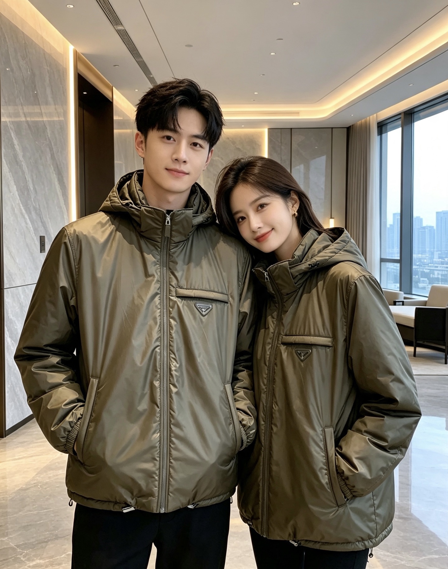 Prada 普拉达 2026秋冬新款|Prada梅西同款轻薄连帽羽绒✨ 95高纯度白鸭绒填充,轻便无臃肿感 三防再生尼龙 Prada 普拉达 2026秋冬新款|Prada梅西同款轻薄连帽羽绒✨ 95高纯度白鸭绒填充,轻便无臃肿感 三防再生尼龙