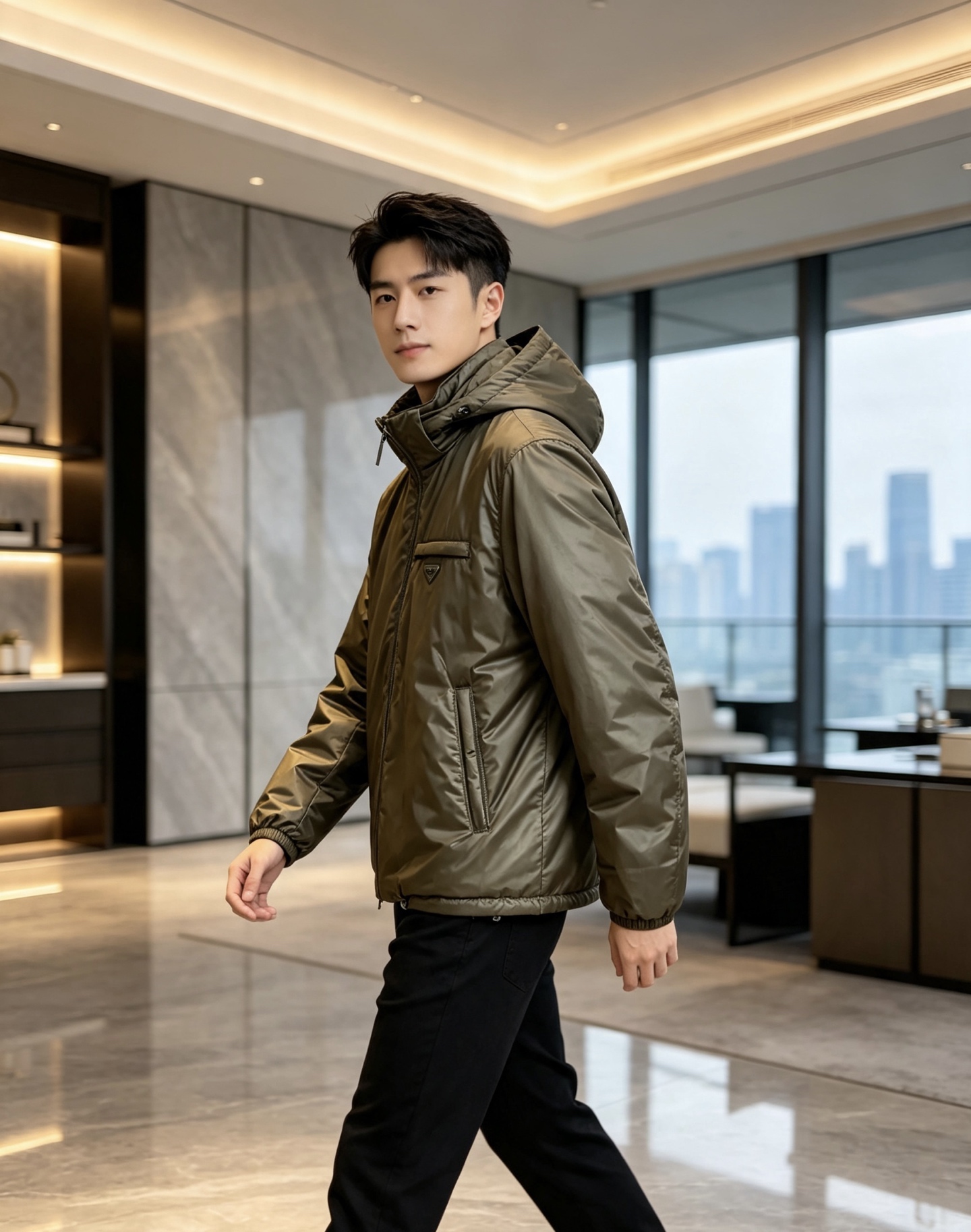 Prada 普拉达 2026秋冬新款|Prada梅西同款轻薄连帽羽绒✨ 95高纯度白鸭绒填充,轻便无臃肿感 三防再生尼龙 Prada 普拉达 2026秋冬新款|Prada梅西同款轻薄连帽羽绒✨ 95高纯度白鸭绒填充,轻便无臃肿感 三防再生尼龙