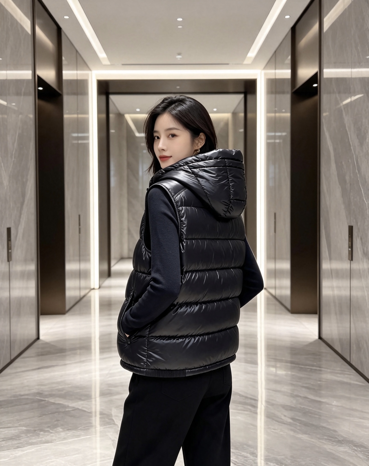 Moncler 蒙口2026秋冬新款连帽羽绒马甲 甄选90新国标白鸭绒,蓬松轻盈保暖 配套原版定制五金拉链,细节还原到位 Moncler 蒙口2026秋冬新款连帽羽绒马甲 甄选90新国标白鸭绒,蓬松轻盈保暖 配套原版定制五金拉链,细节还原到位