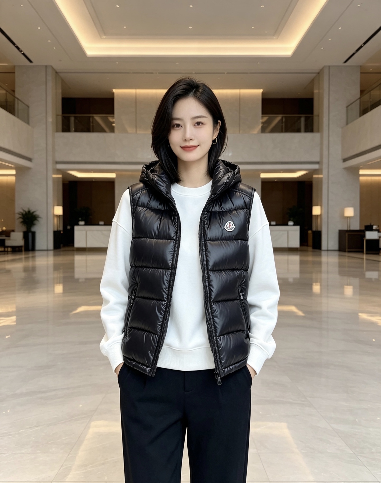 Moncler 蒙口2026秋冬新款连帽羽绒马甲 甄选90新国标白鸭绒,蓬松轻盈保暖 配套原版定制五金拉链,细节还原到位 Moncler 蒙口2026秋冬新款连帽羽绒马甲 甄选90新国标白鸭绒,蓬松轻盈保暖 配套原版定制五金拉链,细节还原到位