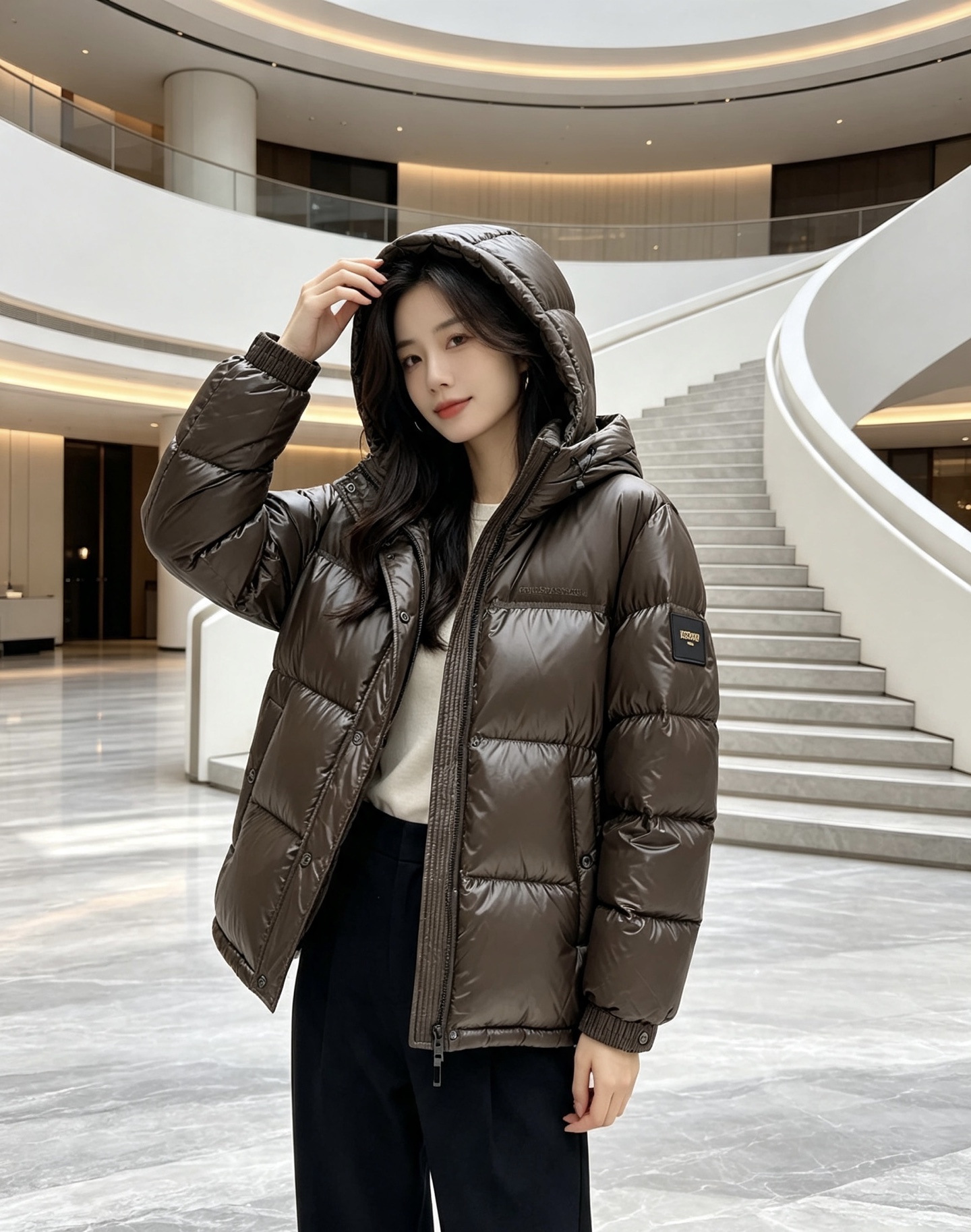 FENDI|芬迪 2026秋冬短款羽绒上新 甄选95白鸭绒,蓬松度优秀,锁温防寒 经典方格充绒,防止羽绒移位 亮面质感面 FENDI|芬迪 2026秋冬短款羽绒上新 甄选95白鸭绒,蓬松度优秀,锁温防寒 经典方格充绒,防止羽绒移位 亮面质感面