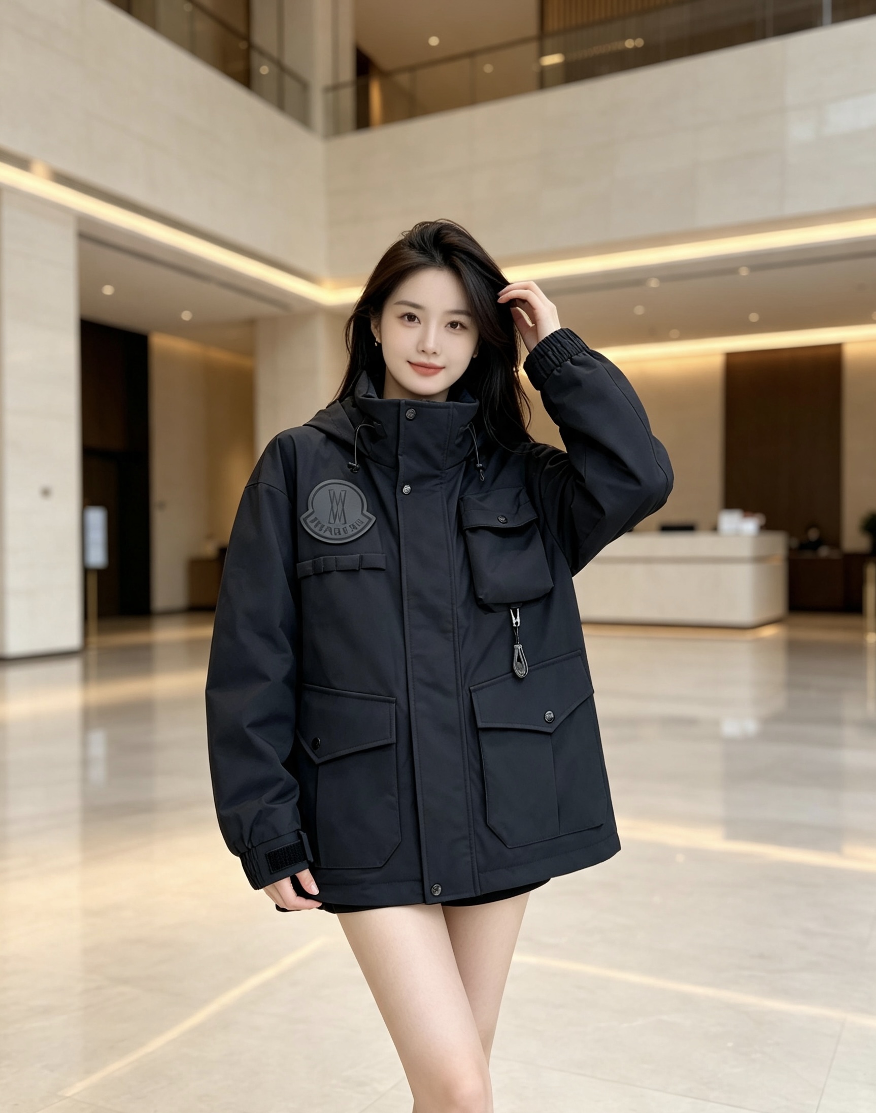 Moncler 蒙口2026秋冬新款羽绒服 重磅防风工装面料,挺括有型不易褶皱 丰富立体多口袋,兼具美观与实用性 胸前标 Moncler 蒙口2026秋冬新款羽绒服 重磅防风工装面料,挺括有型不易褶皱 丰富立体多口袋,兼具美观与实用性 胸前标
