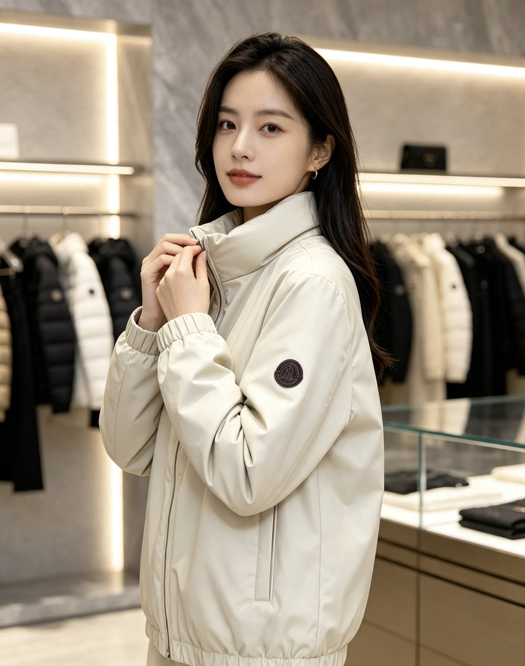 Moncler 蒙口 2026秋冬新款立领短款羽绒服 90新国标白鸭绒,羽绒填充饱满,保暖效果出众,上身轻便舒适,不会显 Moncler 蒙口 2026秋冬新款立领短款羽绒服 90新国标白鸭绒,羽绒填充饱满,保暖效果出众,上身轻便舒适,不会显