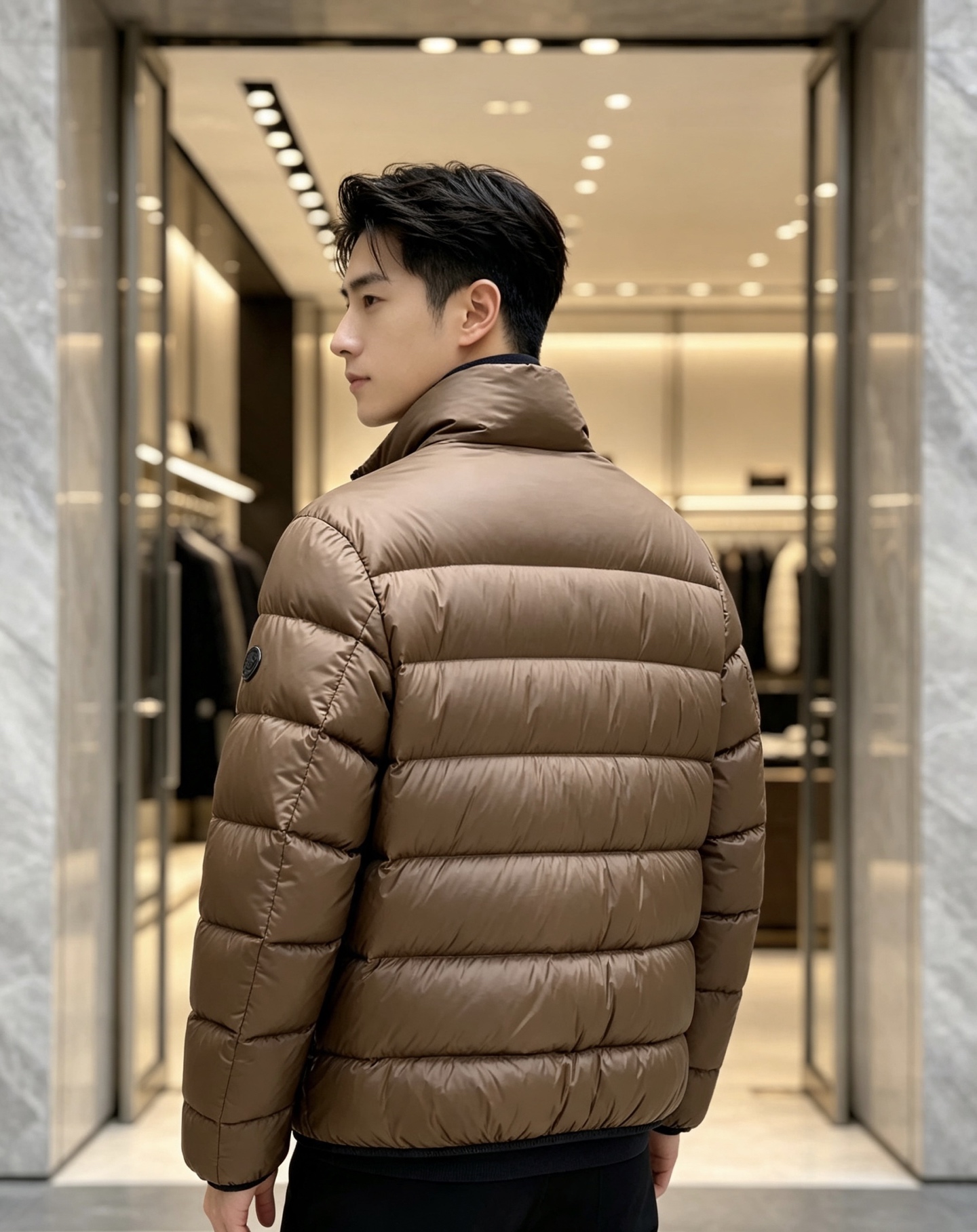 Moncler 盟可睐 2026秋冬新款立领短款羽绒服 90新国标白鸭绒，绒朵蓬松充盈，保暖性能出色，上身轻盈不臃肿，无