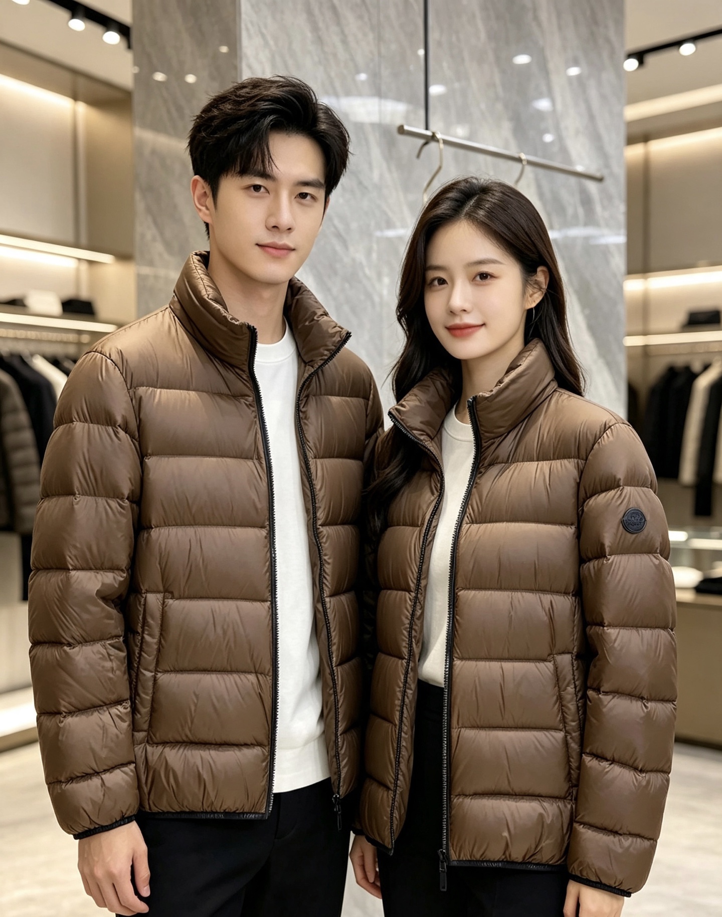Moncler 盟可睐 2026秋冬新款立领短款羽绒服 90新国标白鸭绒，绒朵蓬松充盈，保暖性能出色，上身轻盈不臃肿，无