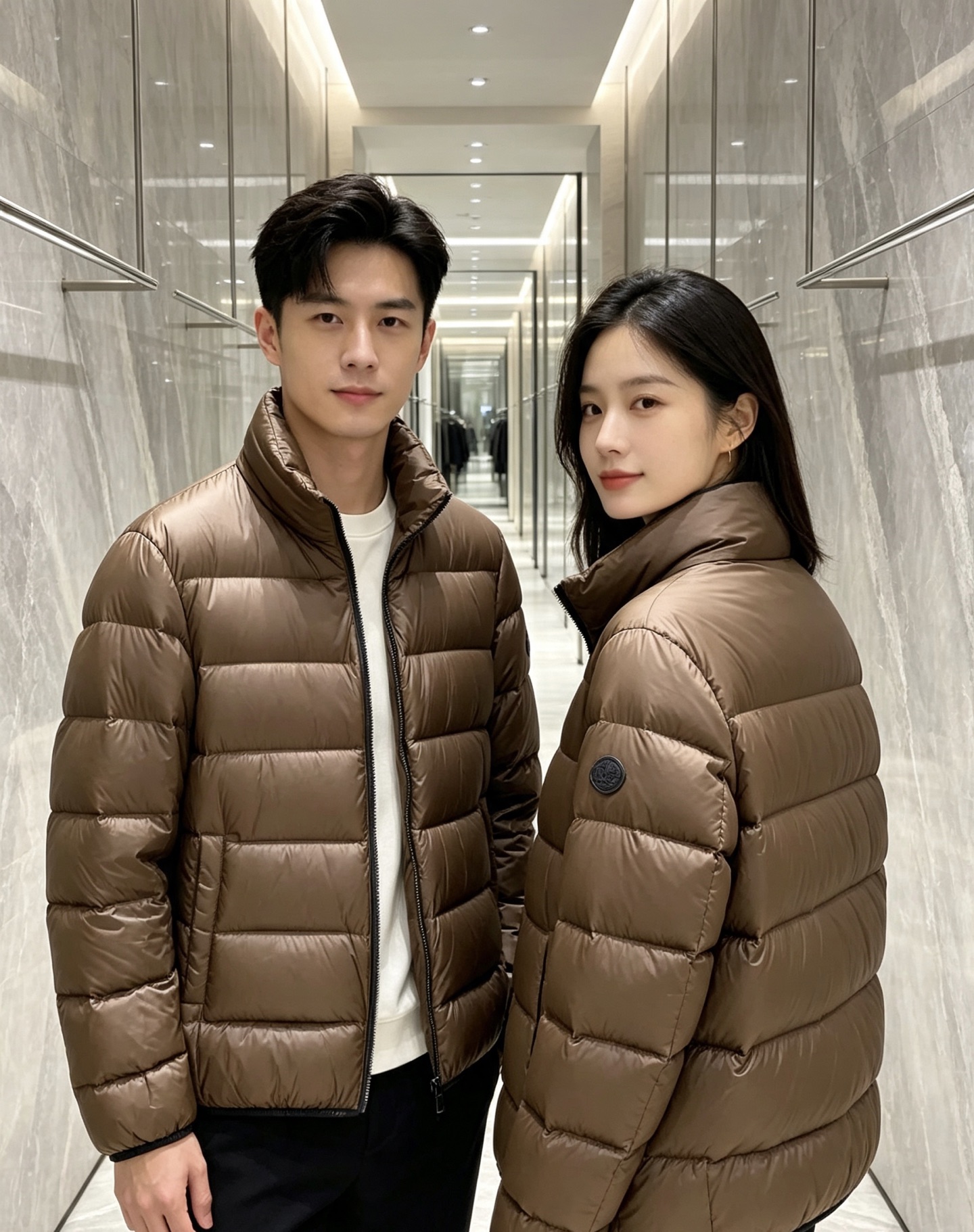 Moncler 盟可睐 2026秋冬新款立领短款羽绒服 90新国标白鸭绒，绒朵蓬松充盈，保暖性能出色，上身轻盈不臃肿，无