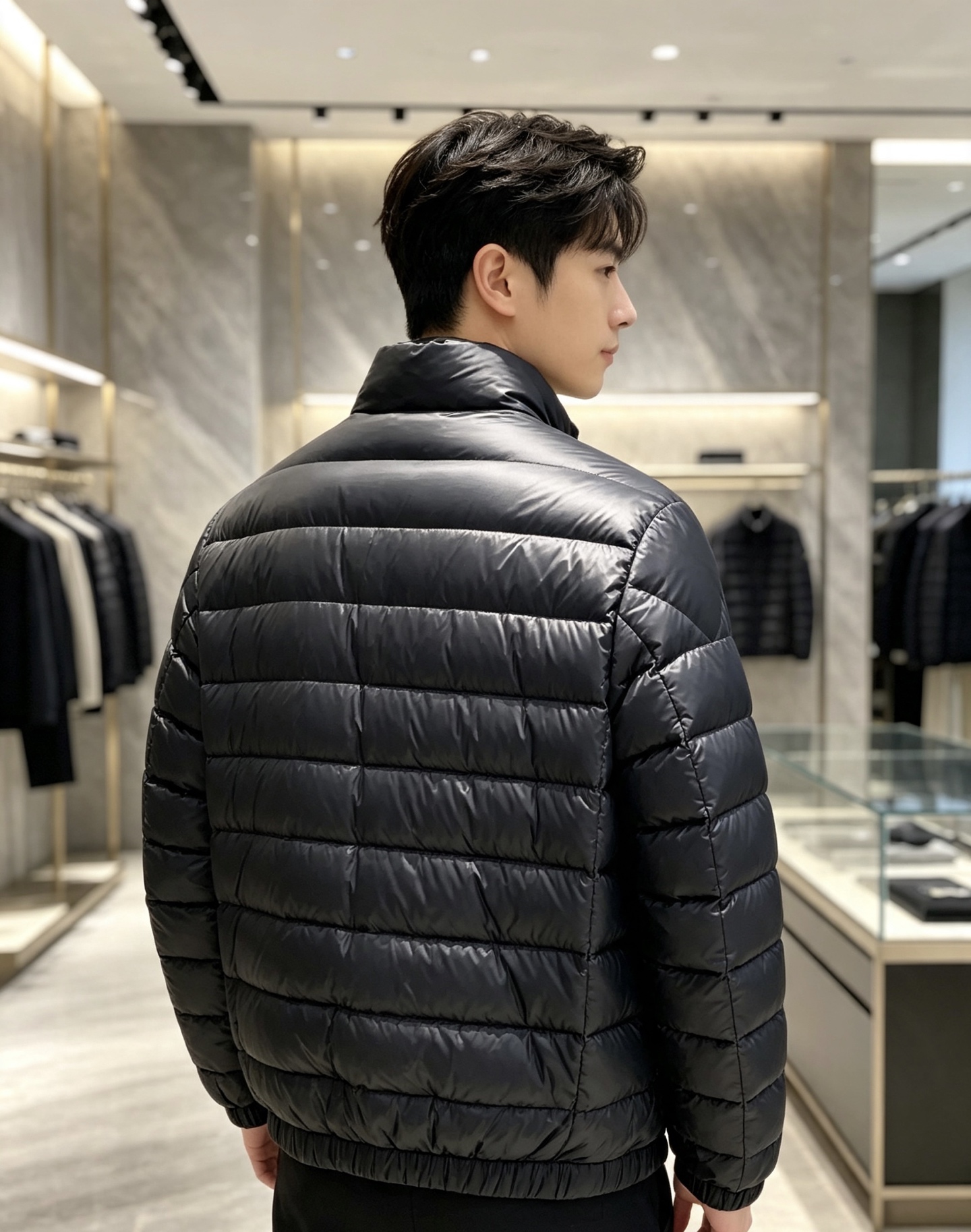 Moncler 蒙口 2026秋冬新款两面穿立领羽绒服，甄选90新国标白鸭绒，绒朵蓬松充盈，保暖性能出众，整体轻量化剪裁