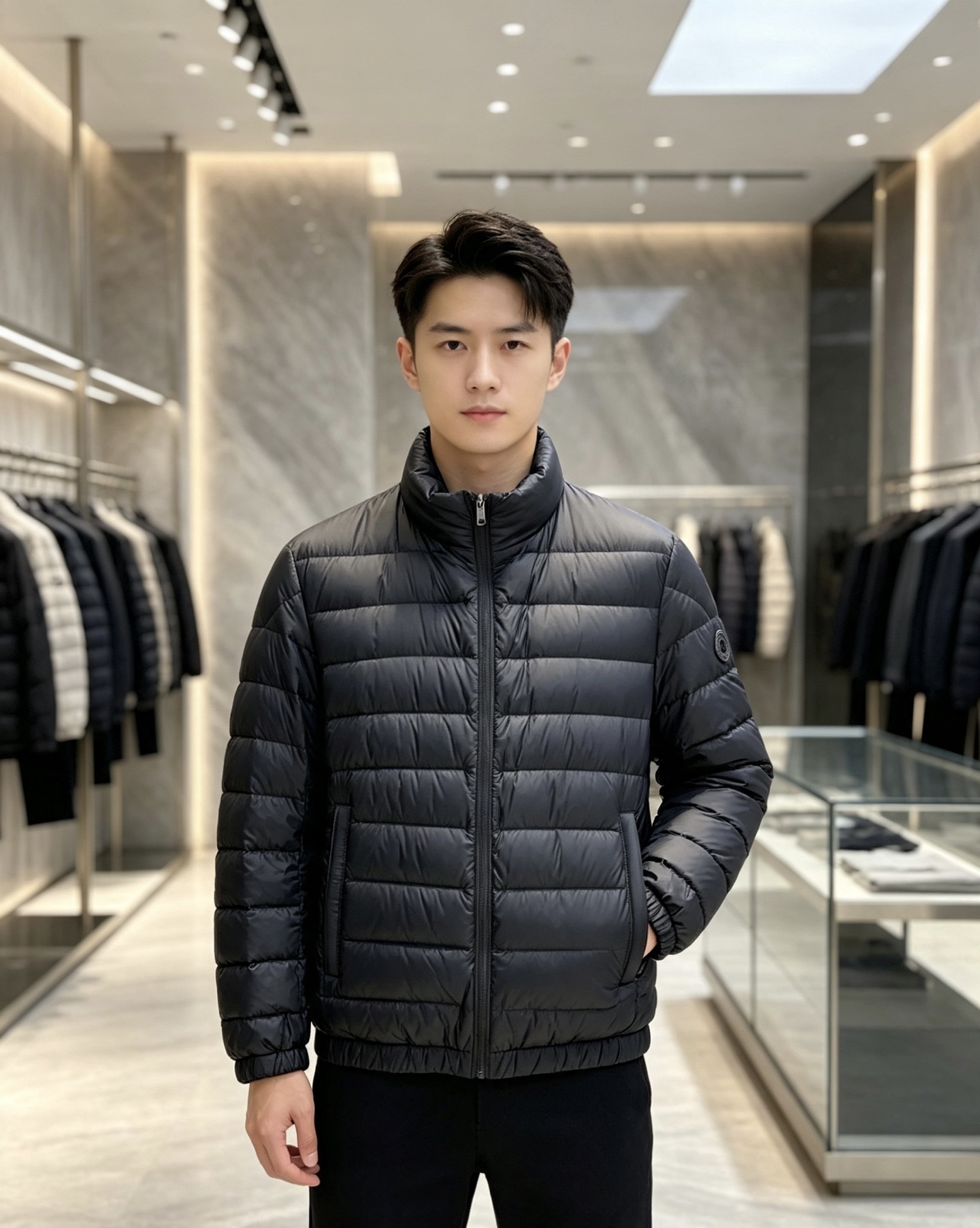 Moncler 蒙口 2026秋冬新款两面穿立领羽绒服，甄选90新国标白鸭绒，绒朵蓬松充盈，保暖性能出众，整体轻量化剪裁