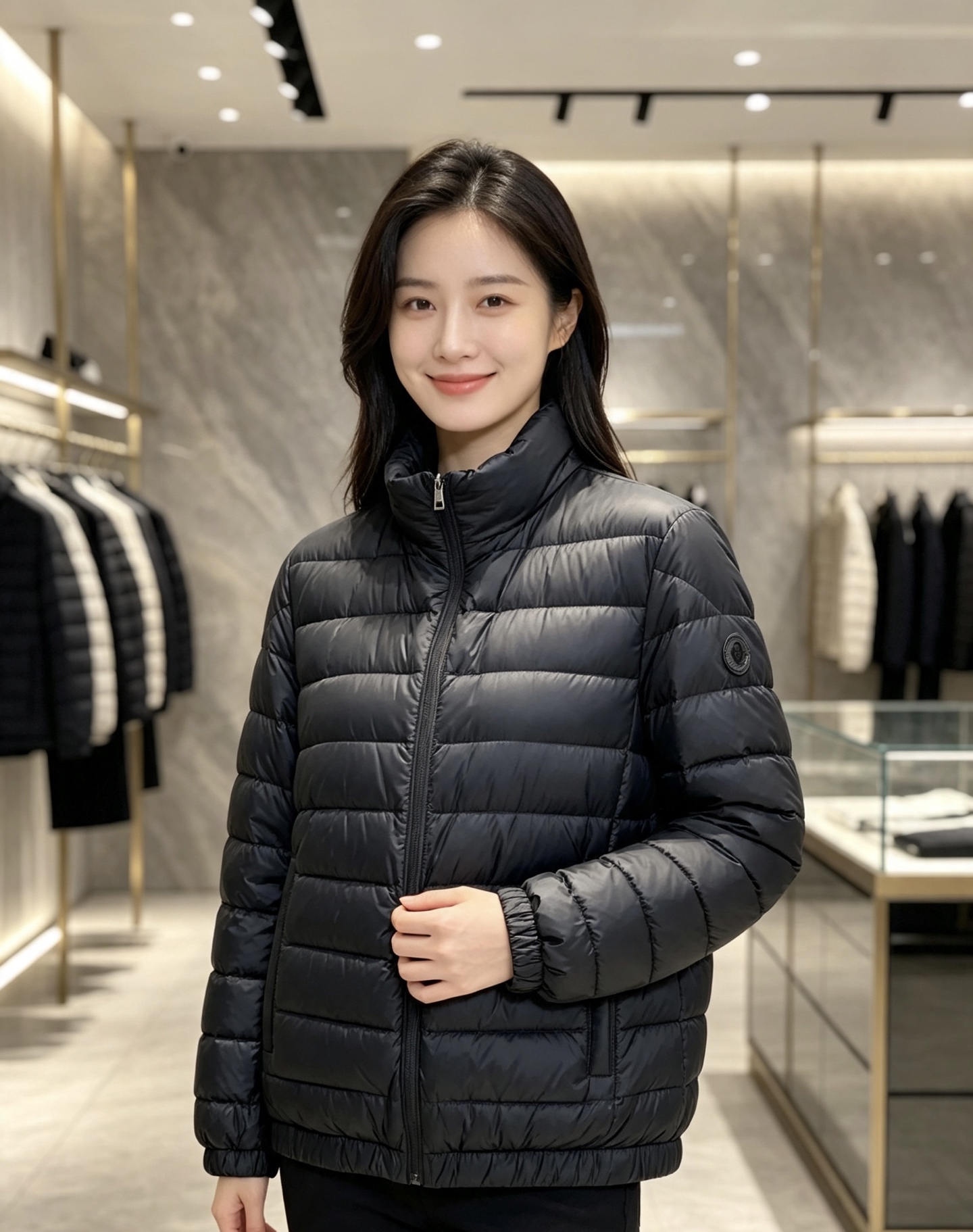 Moncler 蒙口 2026秋冬新款两面穿立领羽绒服，甄选90新国标白鸭绒，绒朵蓬松充盈，保暖性能出众，整体轻量化剪裁