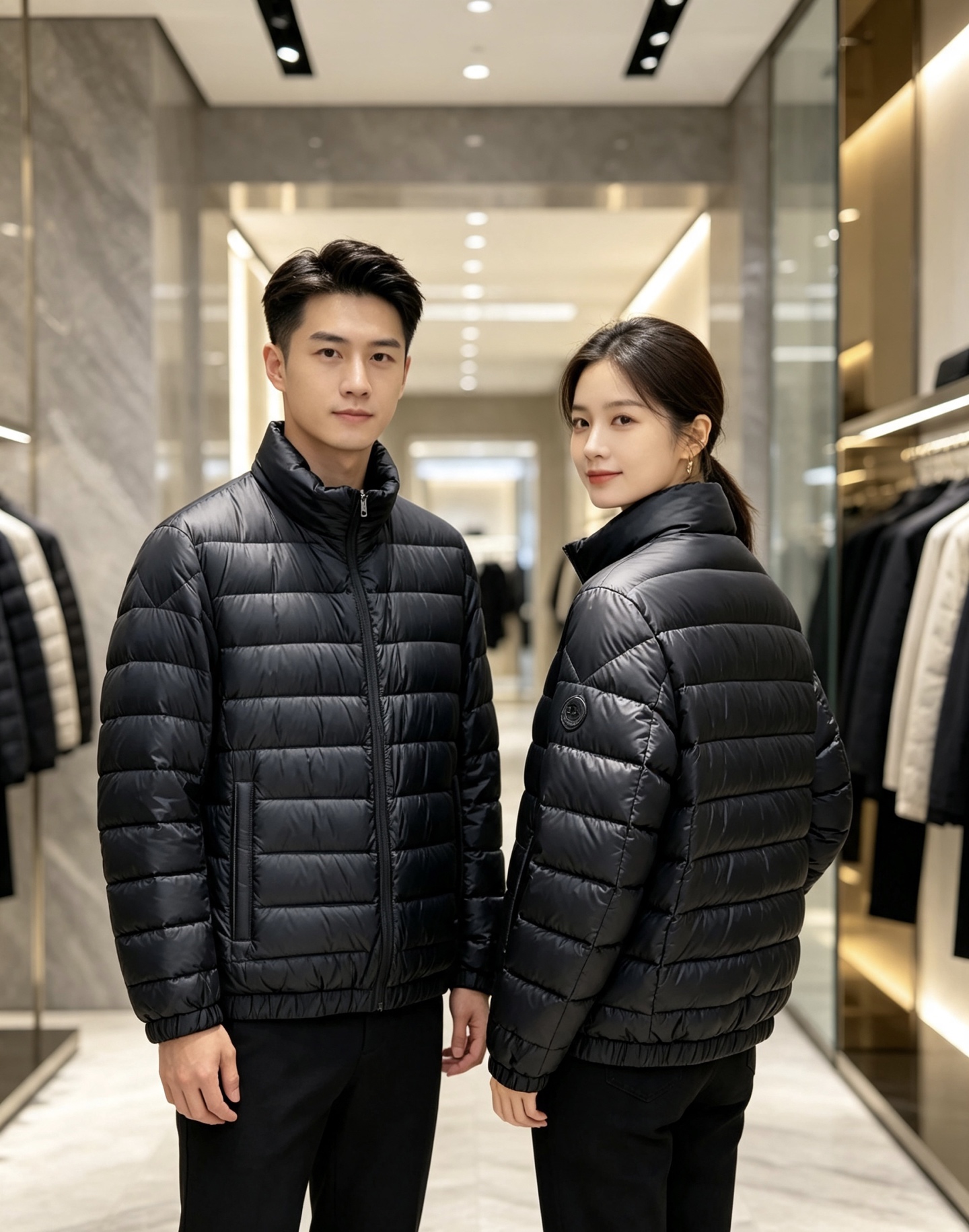 Moncler 蒙口 2026秋冬新款两面穿立领羽绒服，甄选90新国标白鸭绒，绒朵蓬松充盈，保暖性能出众，整体轻量化剪裁