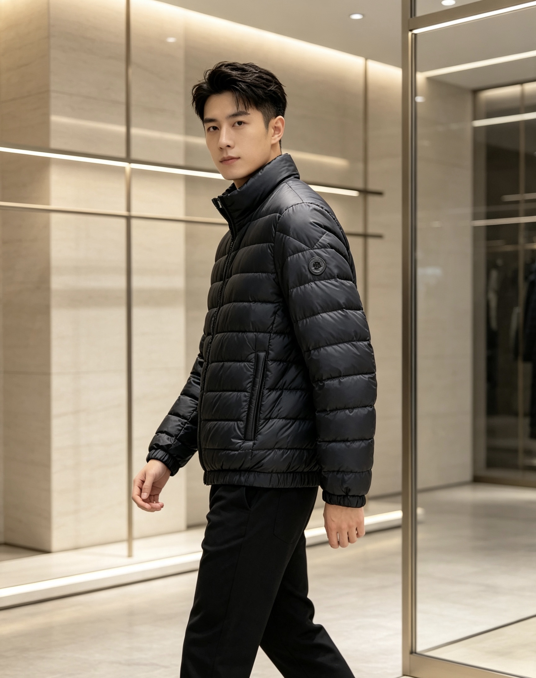Moncler 蒙口 2026秋冬新款两面穿立领羽绒服，甄选90新国标白鸭绒，绒朵蓬松充盈，保暖性能出众，整体轻量化剪裁
