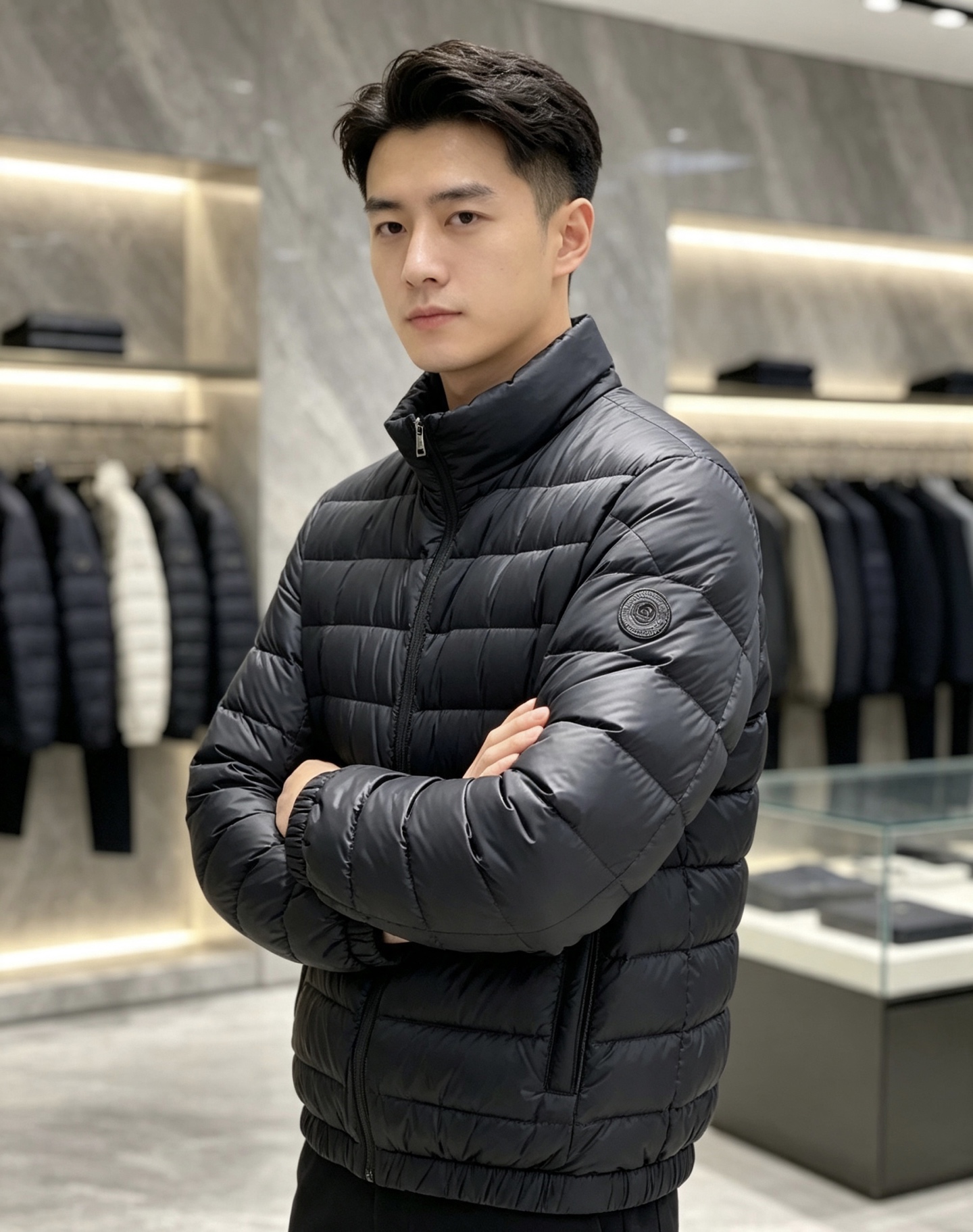 Moncler 蒙口 2026秋冬新款两面穿立领羽绒服，甄选90新国标白鸭绒，绒朵蓬松充盈，保暖性能出众，整体轻量化剪裁