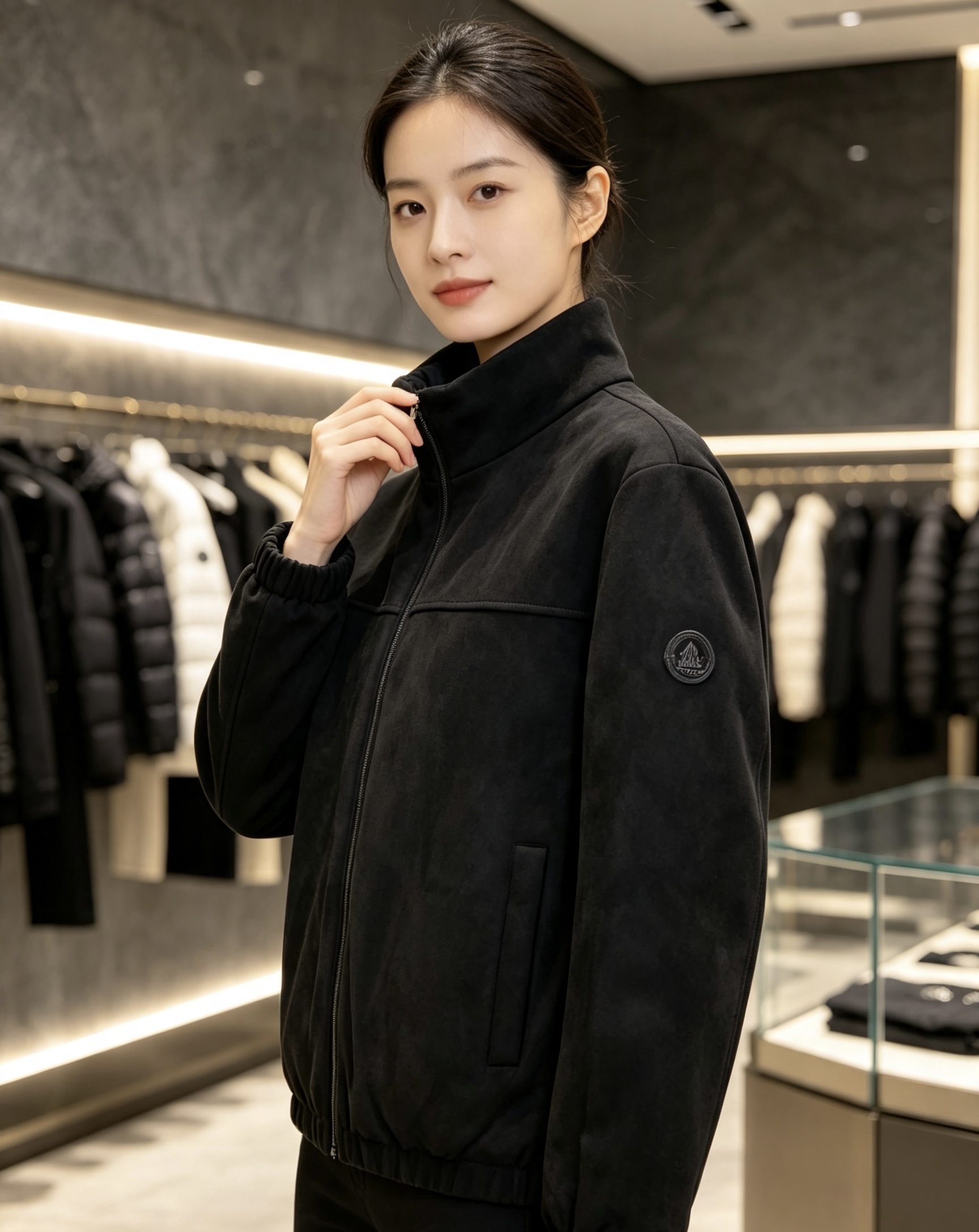 Moncler 蒙口 2026秋冬新款两面穿立领羽绒服，甄选90新国标白鸭绒，绒朵蓬松充盈，保暖性能出众，整体轻量化剪裁