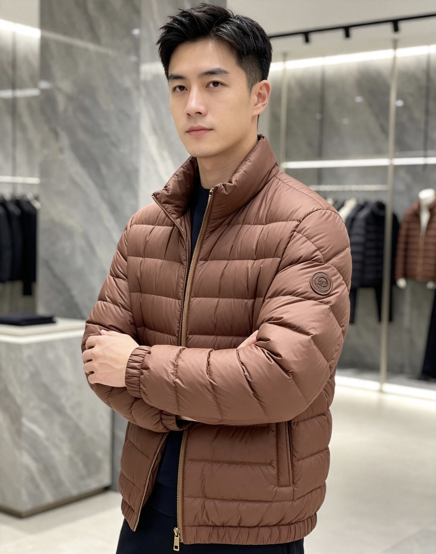 Moncler 蒙口 2026秋冬新款两面穿立领羽绒服，甄选90新国标白鸭绒，绒朵蓬松充盈，保暖性能出众，整体轻量化剪裁