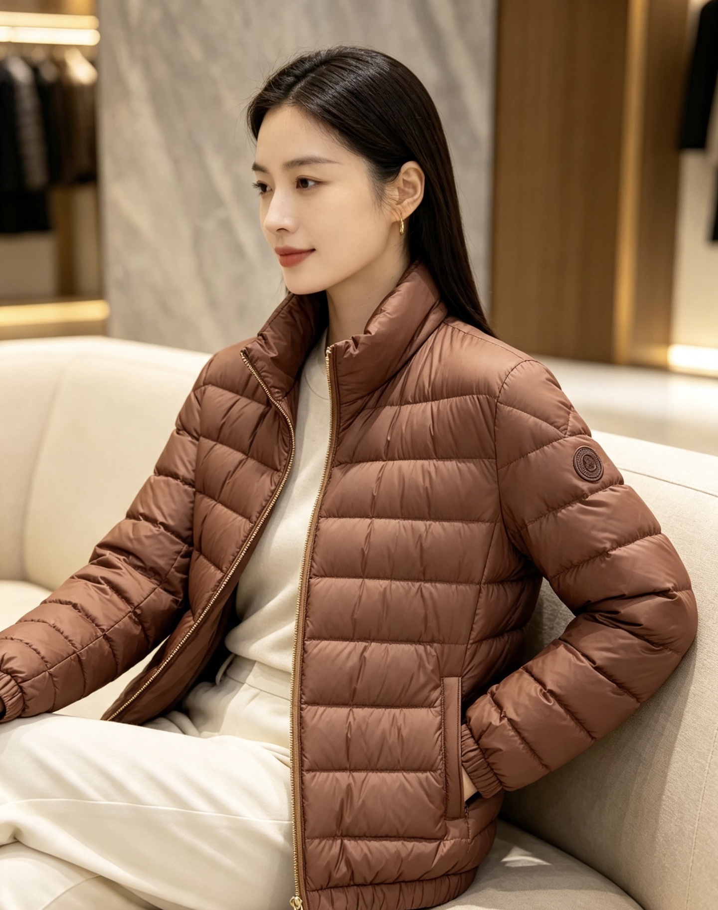 Moncler 蒙口 2026秋冬新款两面穿立领羽绒服，甄选90新国标白鸭绒，绒朵蓬松充盈，保暖性能出众，整体轻量化剪裁