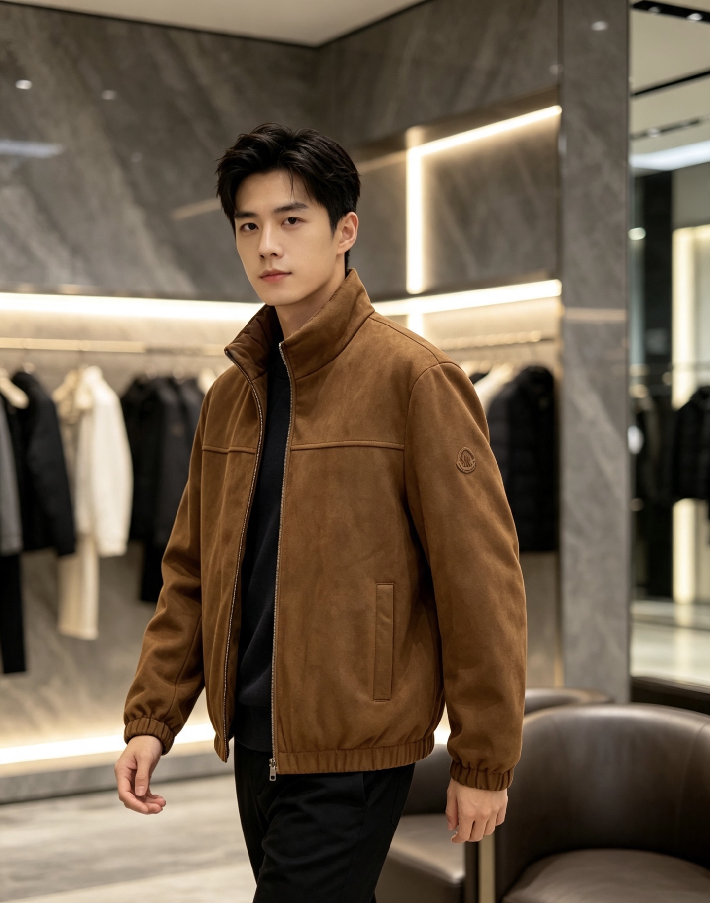 Moncler 蒙口 2026秋冬新款两面穿立领羽绒服，甄选90新国标白鸭绒，绒朵蓬松充盈，保暖性能出众，整体轻量化剪裁