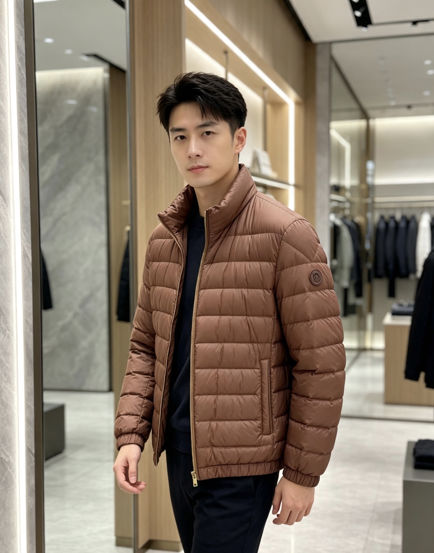 Moncler 蒙口 2026秋冬新款两面穿立领羽绒服，甄选90新国标白鸭绒，绒朵蓬松充盈，保暖性能出众，整体轻量化剪裁