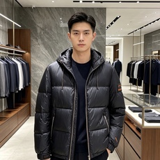 Zegna 杰尼亚 2026秋冬新款连帽羽绒服,甄选90新国标白鸭绒填充,绒朵饱满,御寒锁温。全套原版五金辅料,拉链、抽 Zegna 杰尼亚 2026秋冬新款连帽羽绒服,甄选90新国标白鸭绒填充,绒朵饱满,御寒锁温。全套原版五金辅料,拉链、抽