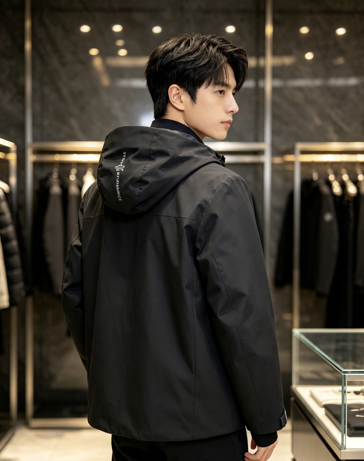 Moncler 蒙口 2026秋冬新款GORE‑TEX连帽羽绒服冲锋衣，90新国标白鸭绒，全套原版五金辅料，压胶防水拉链